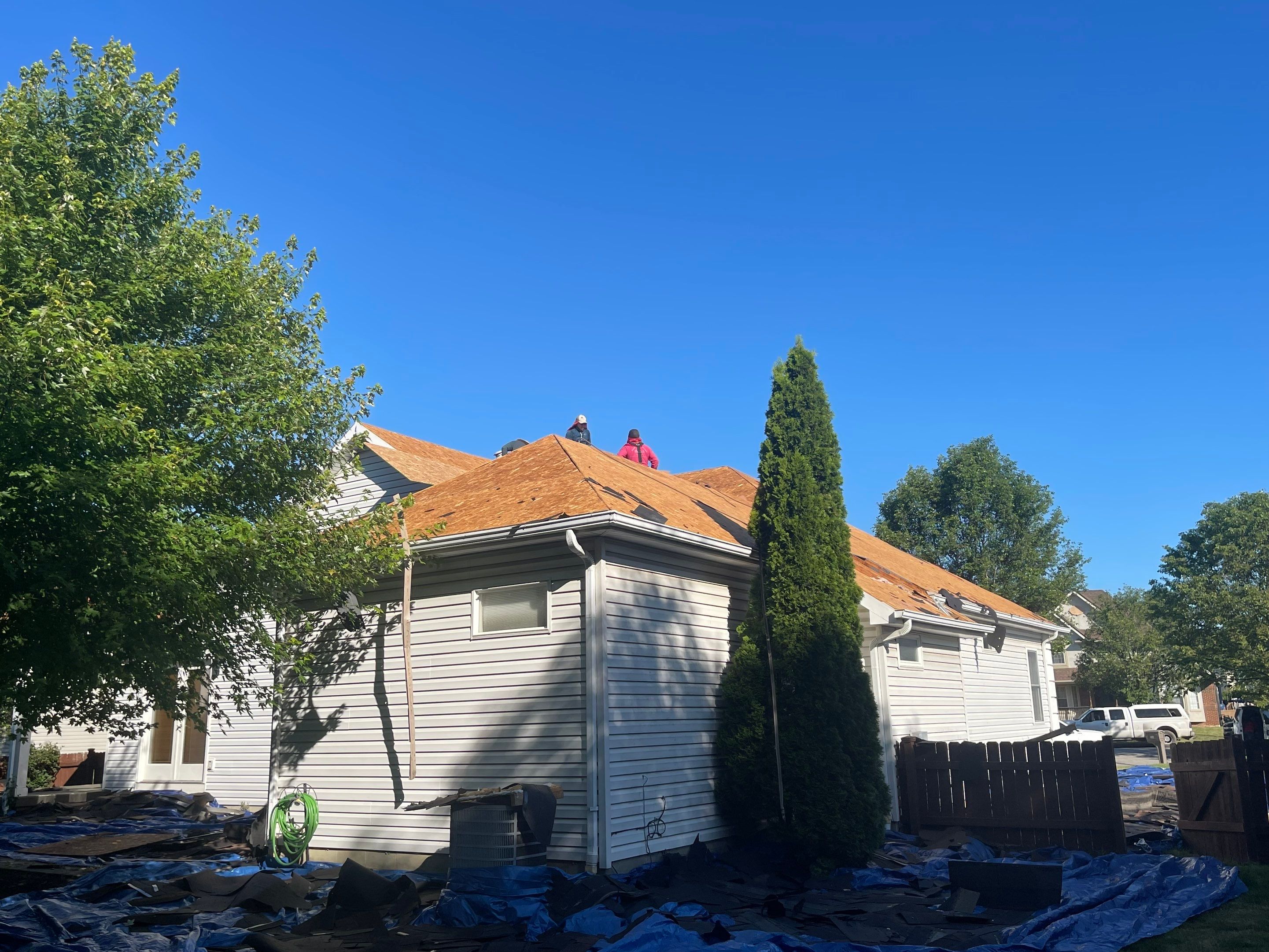 Residential Roofing Installation using IKO dimensional shingles by SOS Home Ohio 