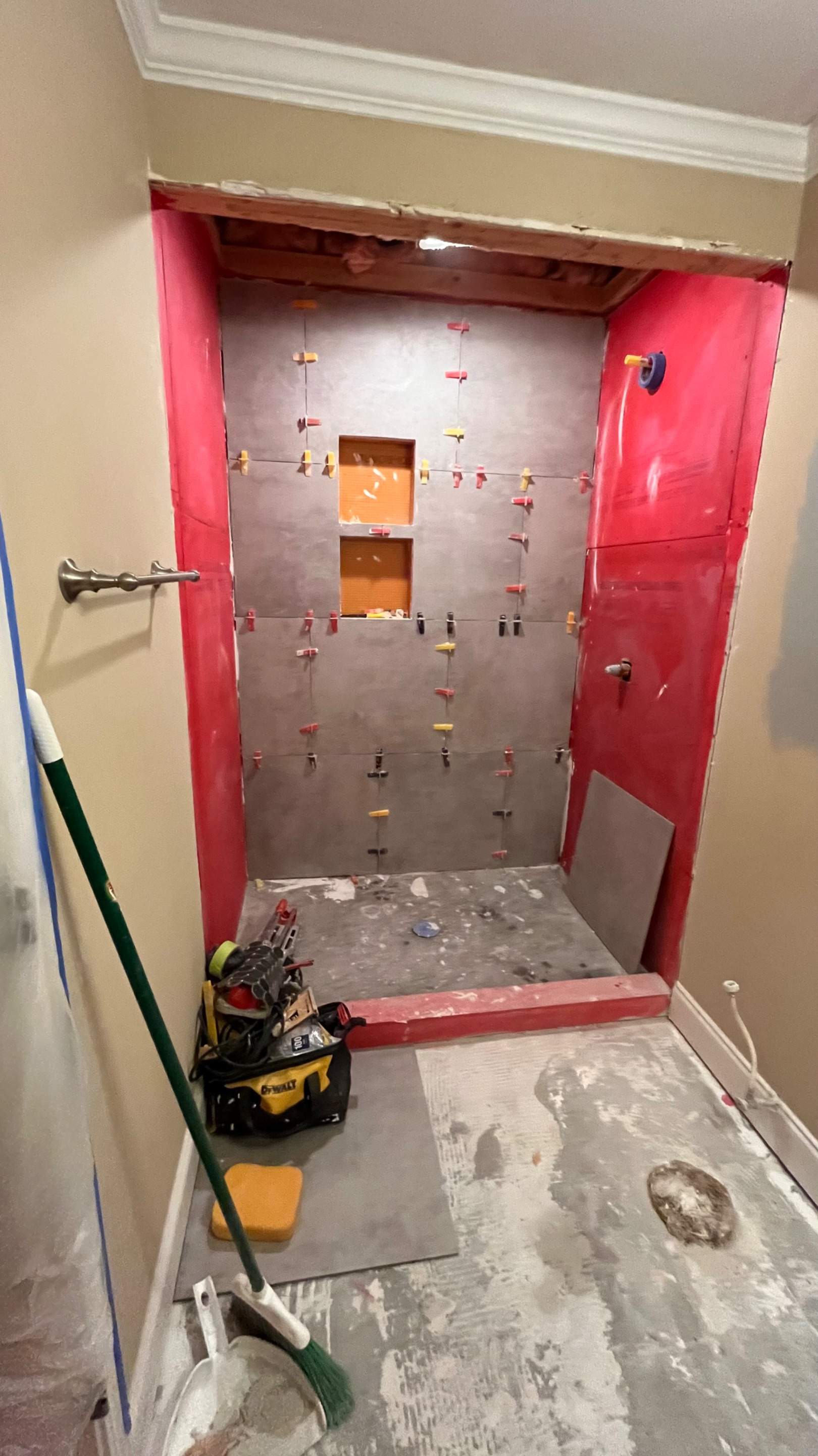 Basement bathroom remodel by Prudencio