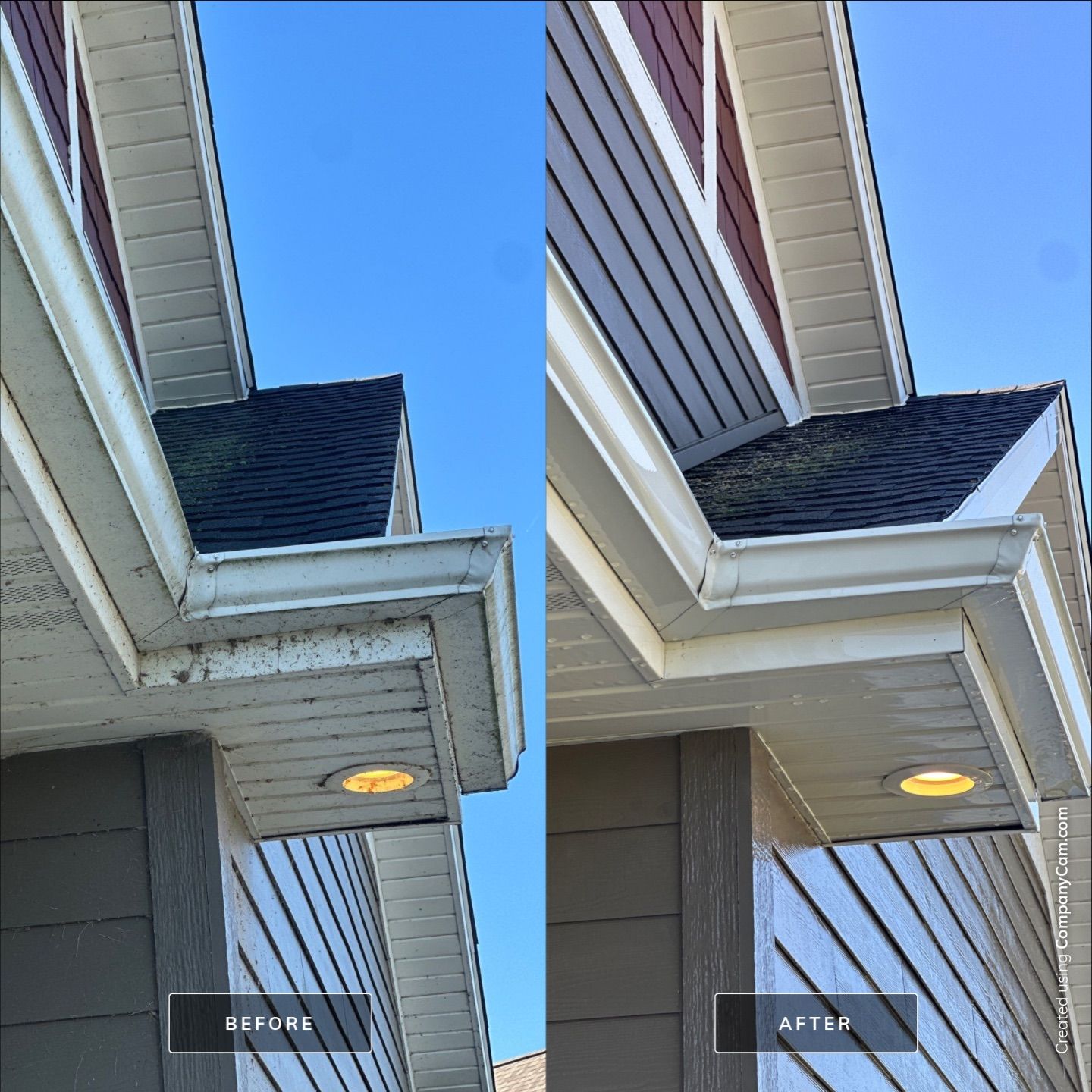 Project in Kenosha by Simmons Power & Soft Washing