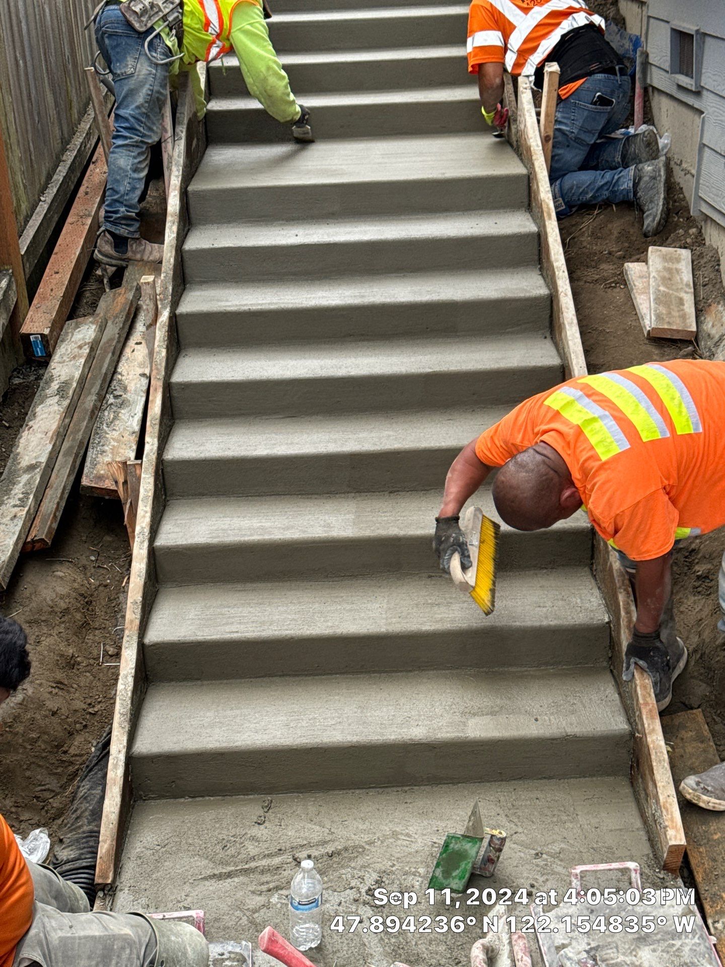 Jireh Outdoor Projects | Concrete Stair Repair and Retaining Wall by Jireh Asphalt & Concrete Inc 