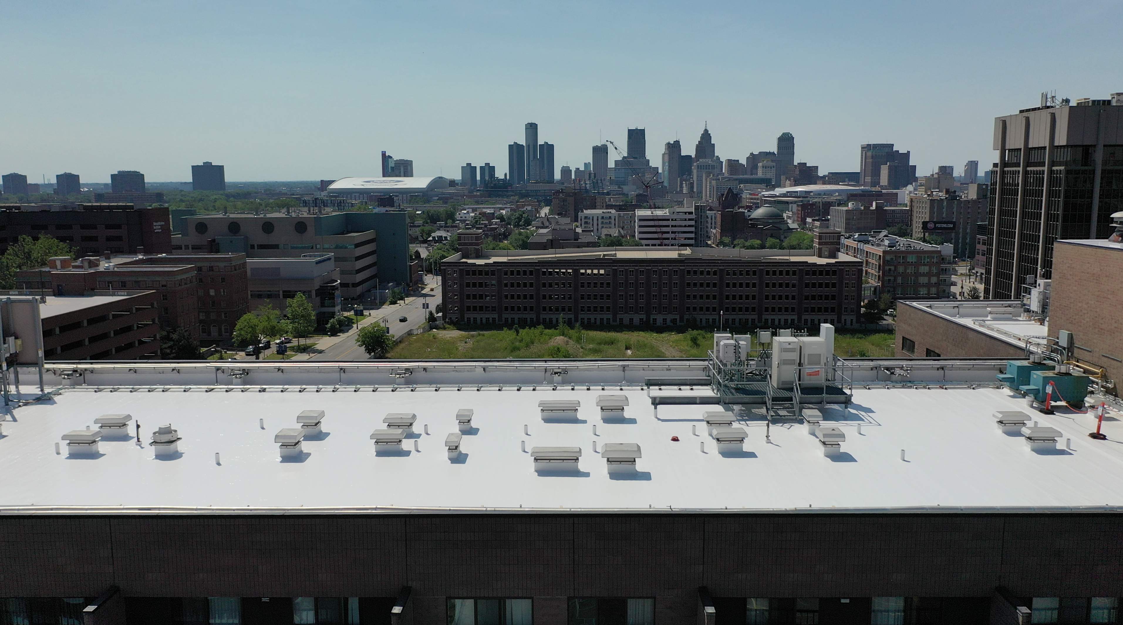 City of Detroit Roof Restoration by Bloomfield Construction & Restoration