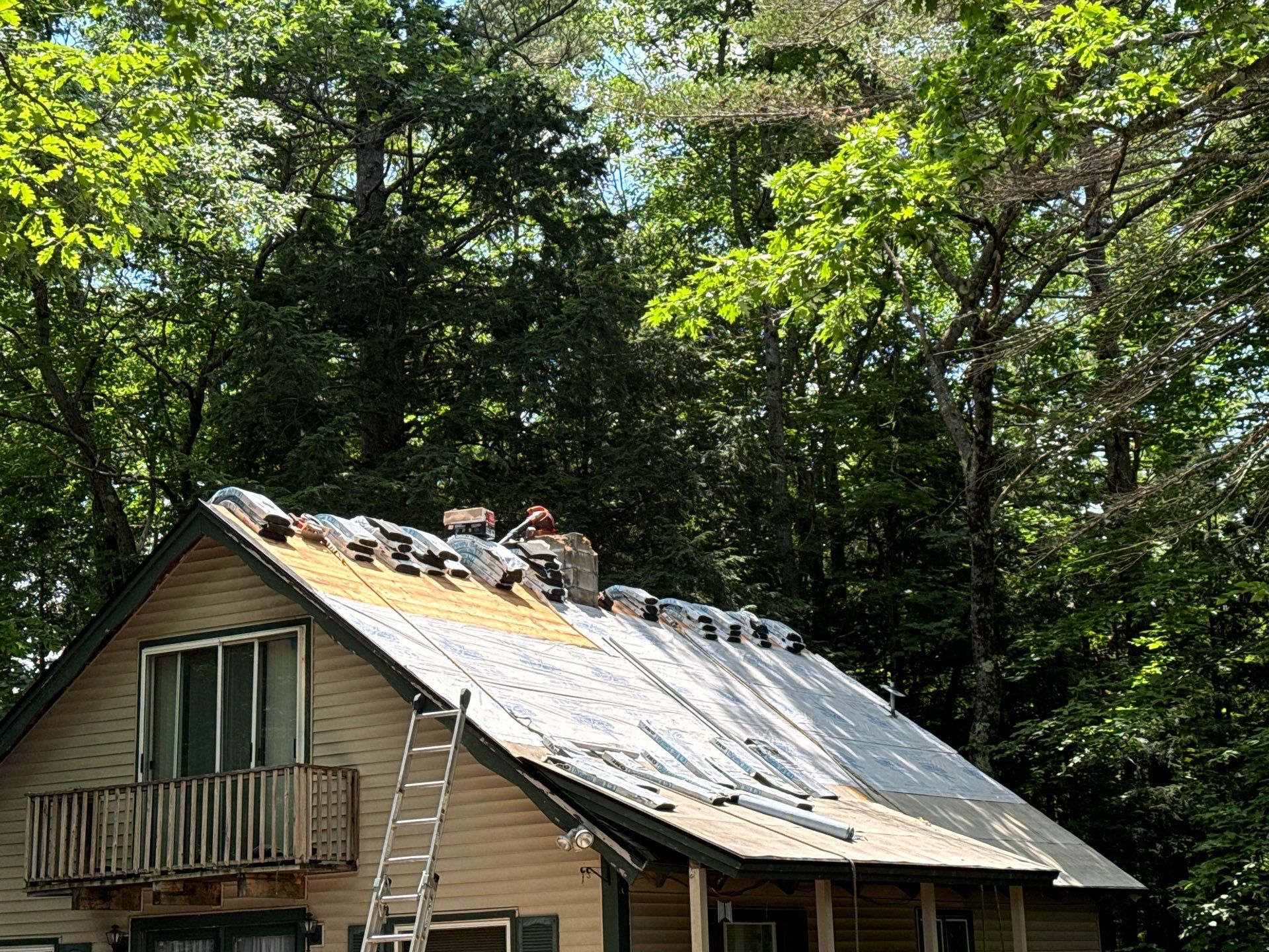 New Roof in Sanbornville, NH by Tall pine roofing