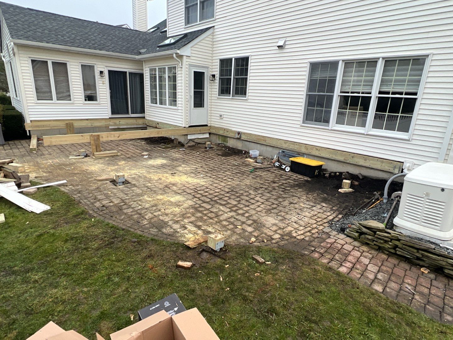 New deck With Porch  by deck guardian