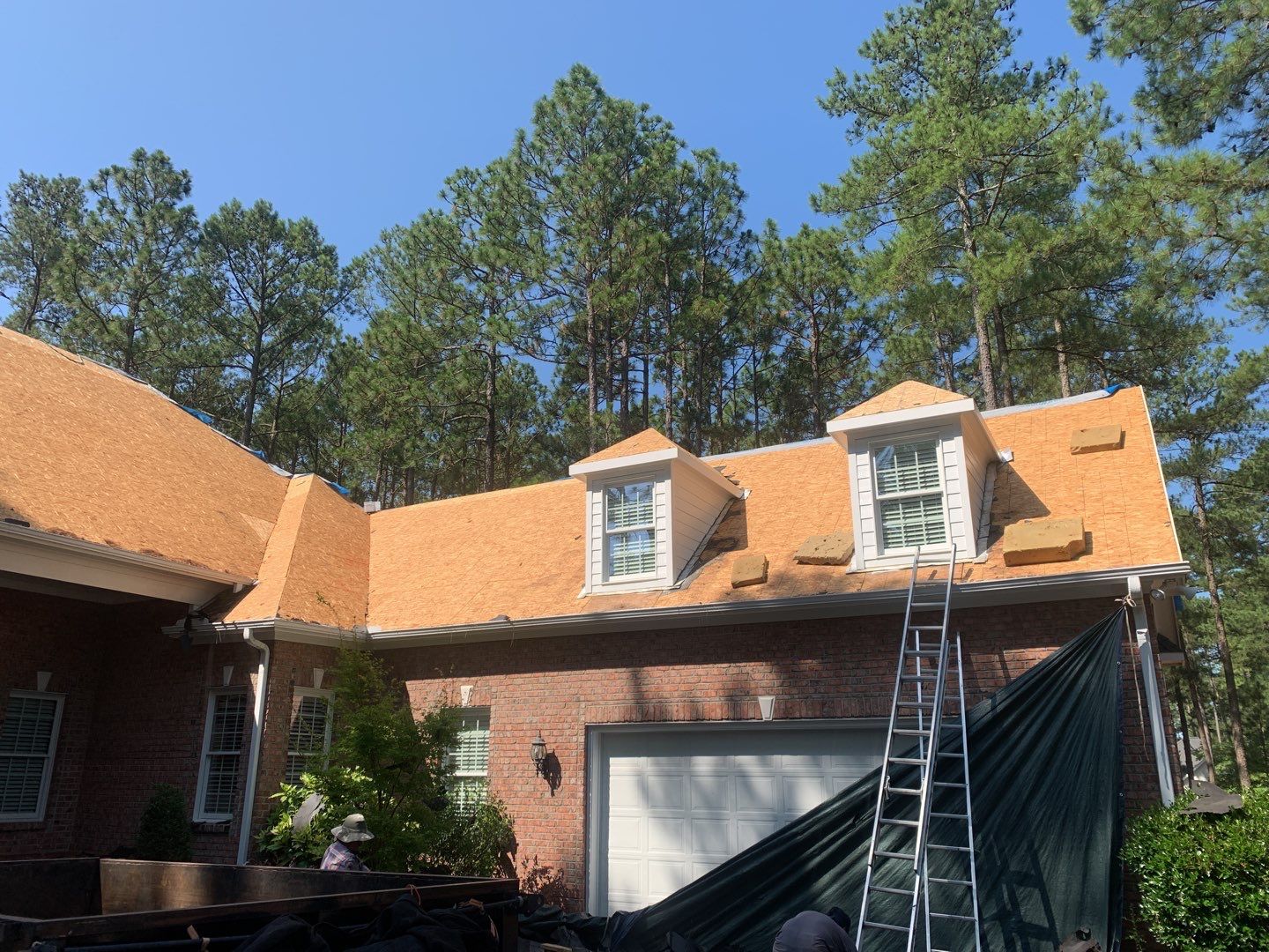 Hail Damaged Inspection / Repair / Re roof by American Roofing NC