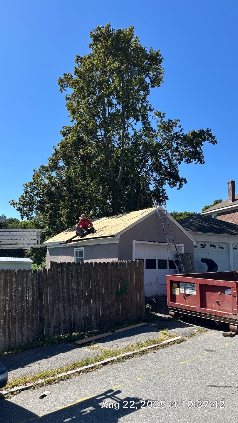 Garage Roof Replacement & Trim Repair by Mighty Dog Roofing of Greater Middlesex County
