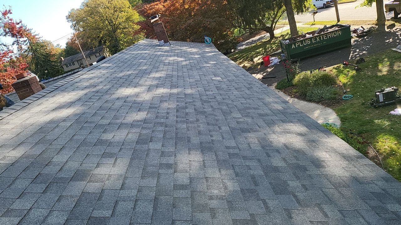 Residential Roofing Installation using Owens Corning Duration Estate Gray by A Plus Exterior