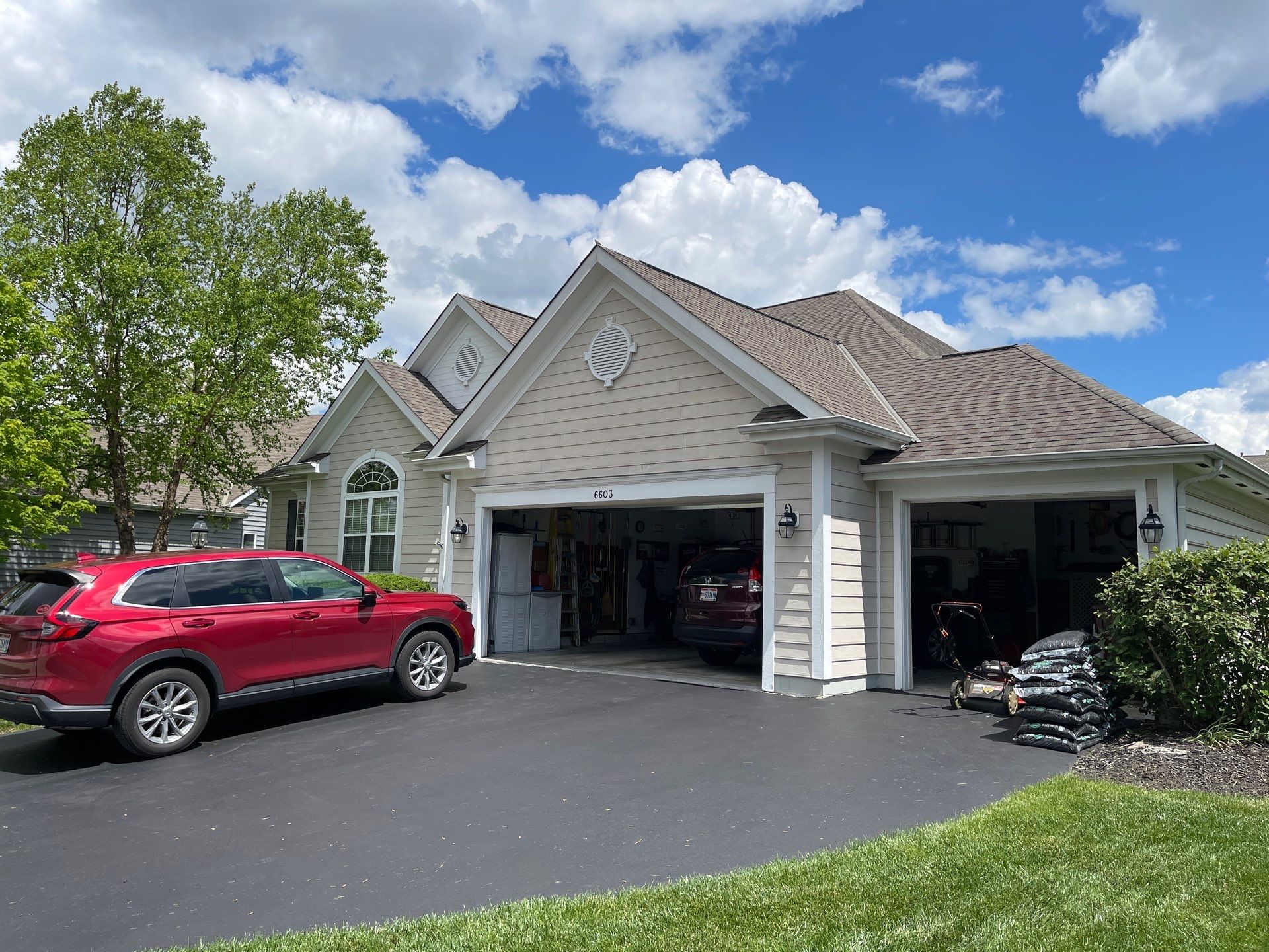 Residential Roofing Installation using IKO dimensional shingles by SOS Home Ohio 