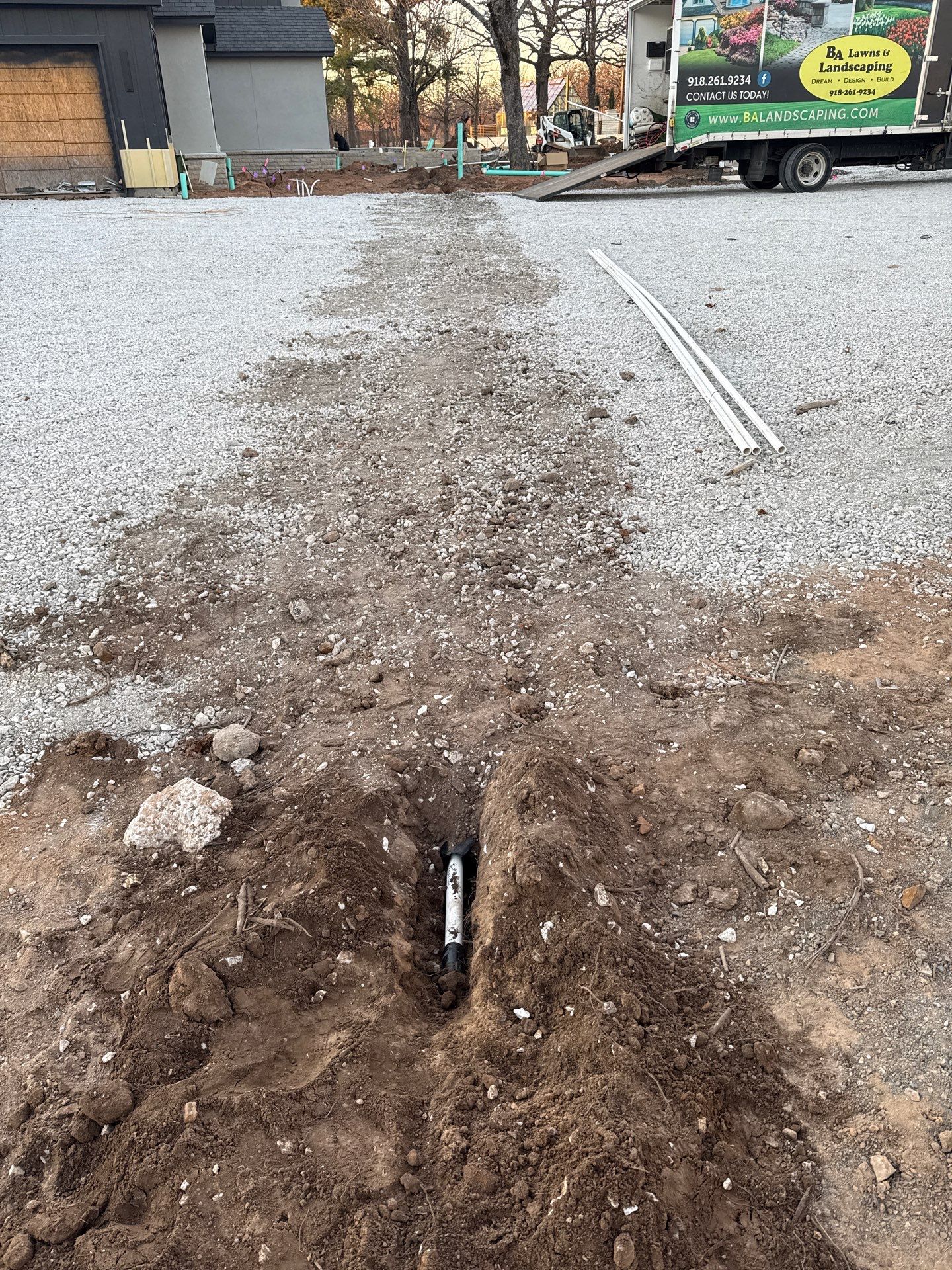 Project in Bixby, OK New construction  by BA Lawns and Landscaping LLC 