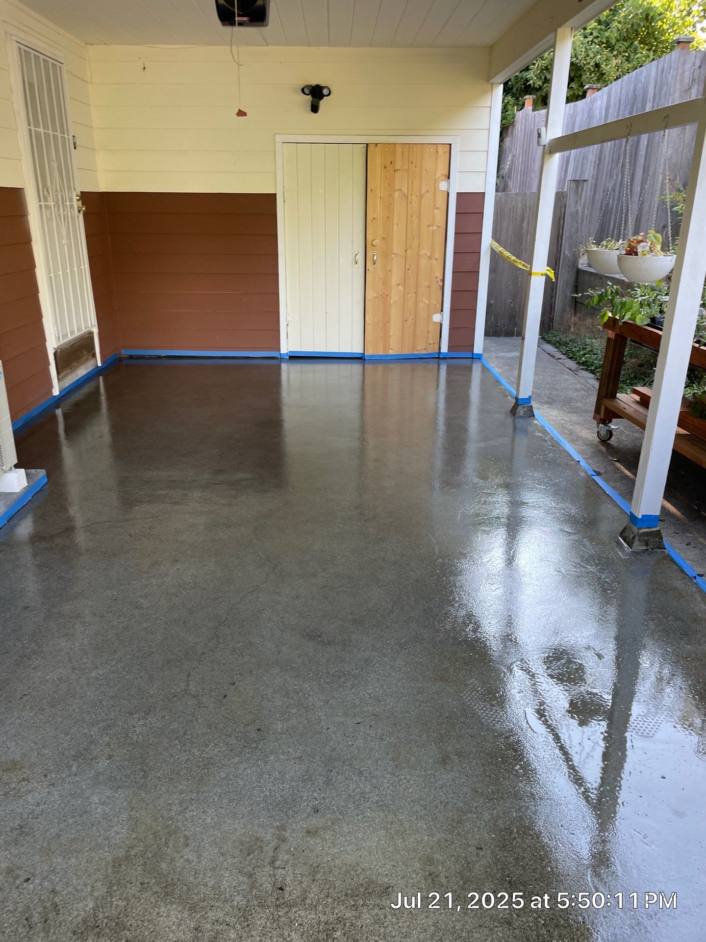 Concrete Garage Epoxy Paint Finish | Everett by Jireh Asphalt & Concrete Inc 