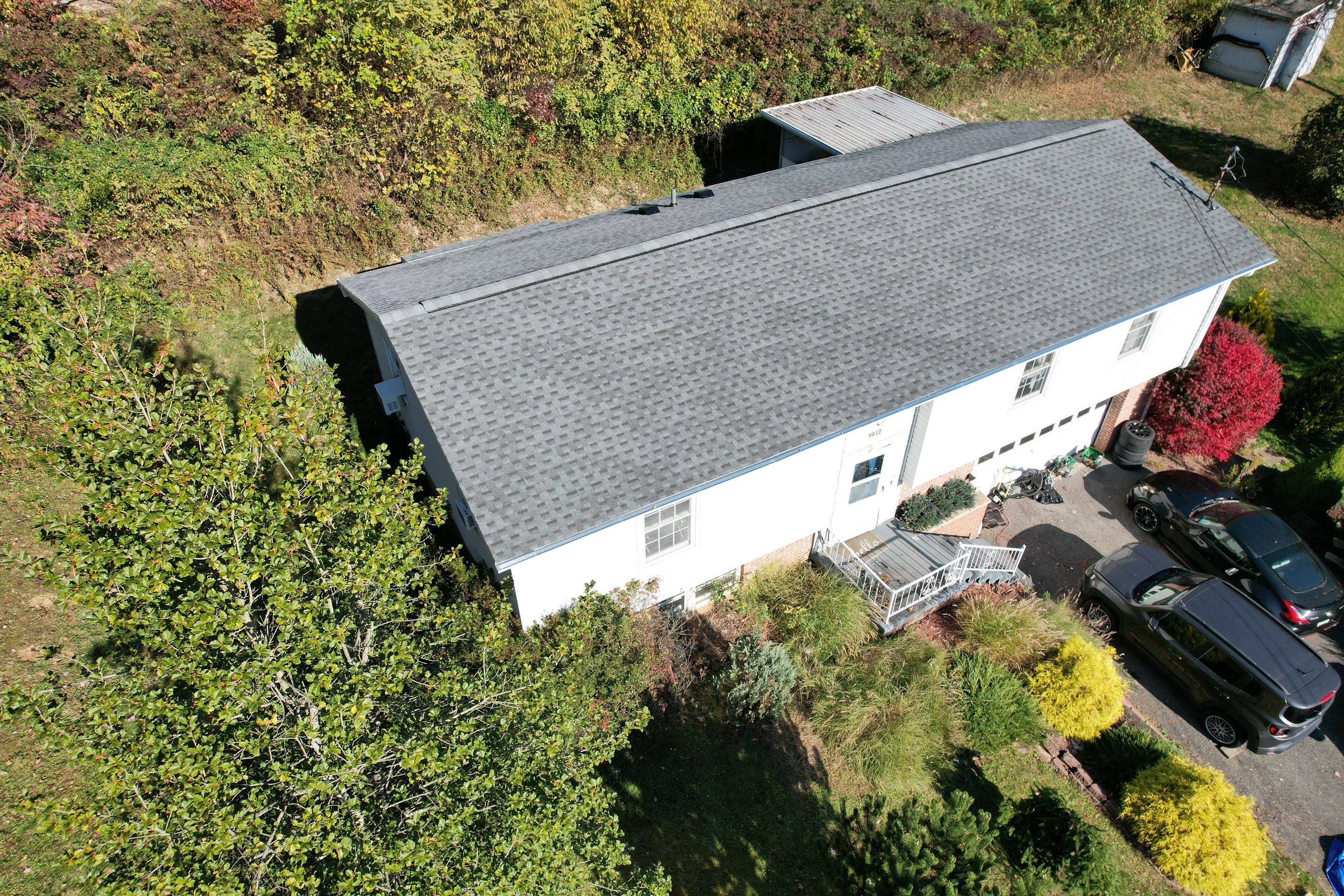 Residential Roofing Installation using GAF Timberline HDZ Pewter Gray by Rainstoppers Roofing