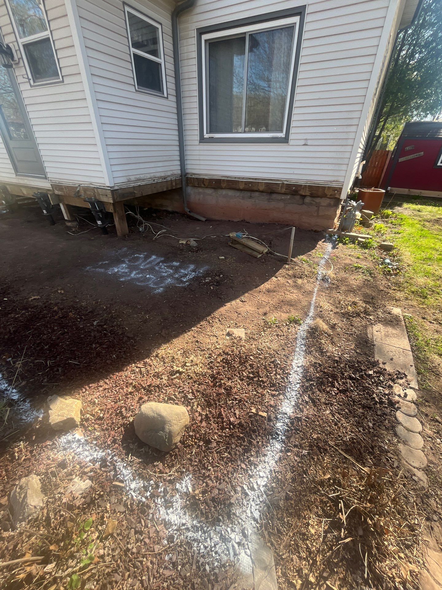 Brown Treated Deck by Anchor North Property Services