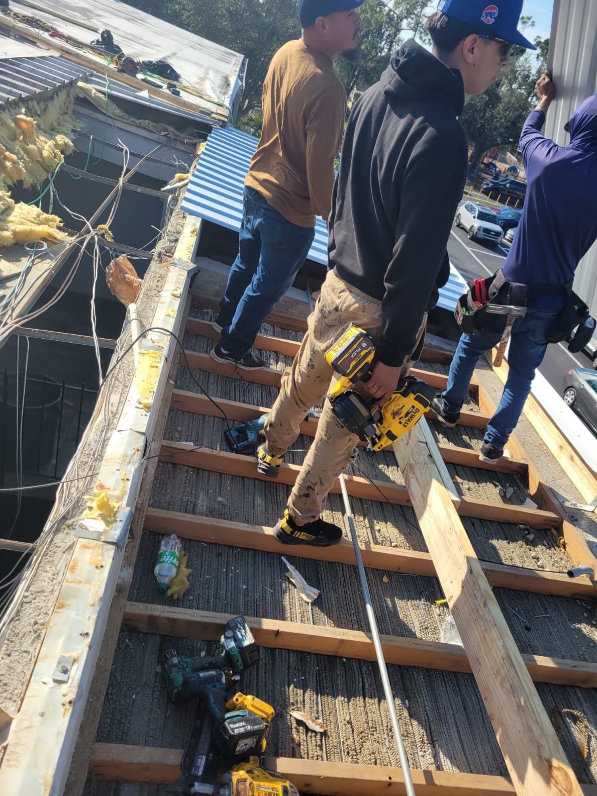 Emergency Repair on School from Storm Damage by Four Peaks Roofing