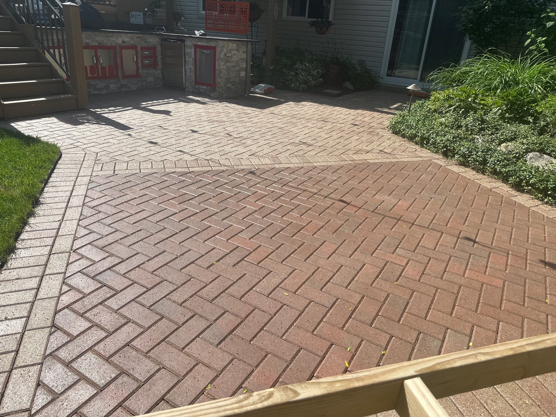 Brick Paver Repair, Cleaning, and Sand Stabilization by Northern Power Washing LLC.