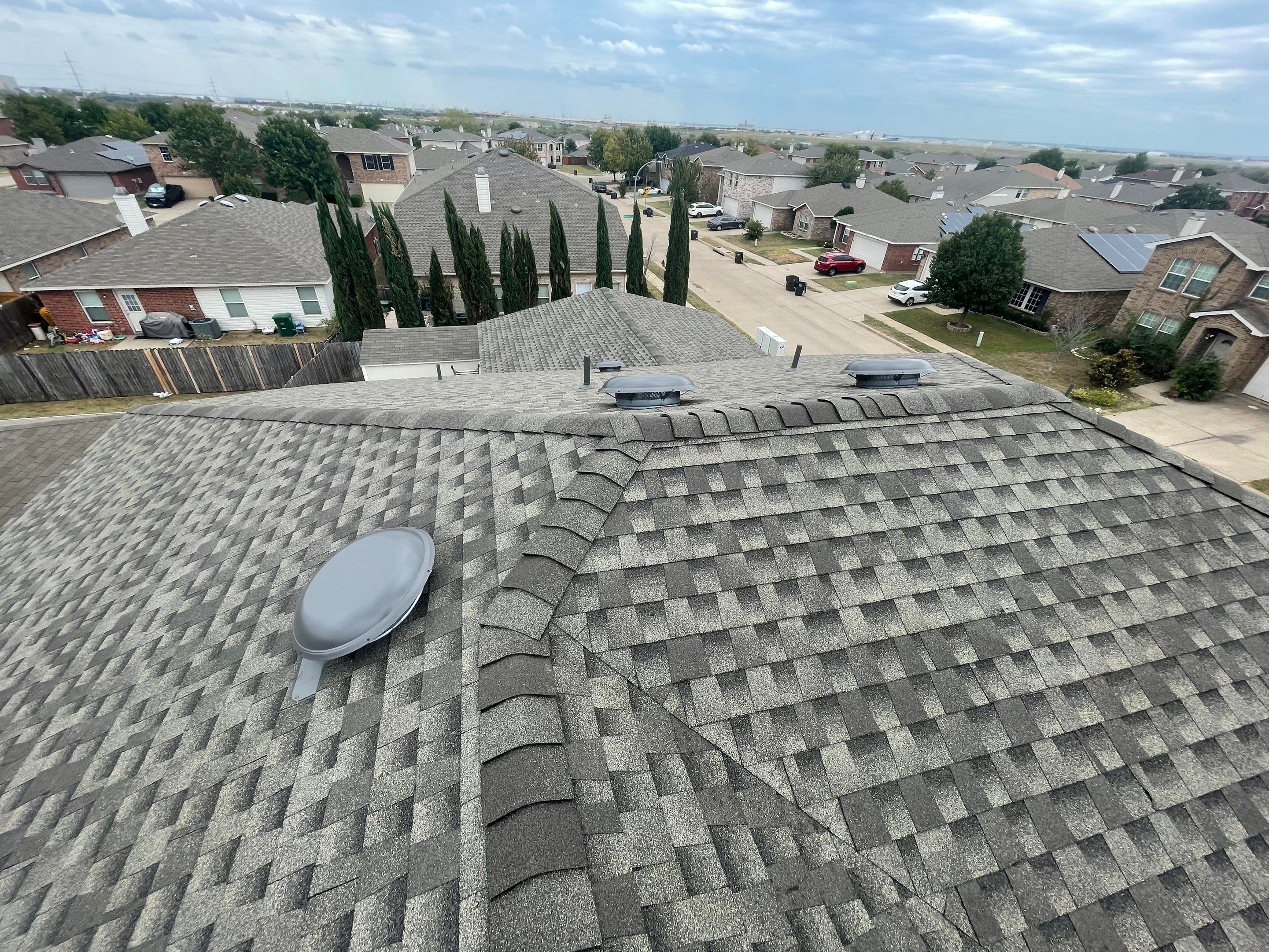 Residential Roofing Installation using GAF Timberline HDZ Weathered Wood by OneSource Roofing and Restoration