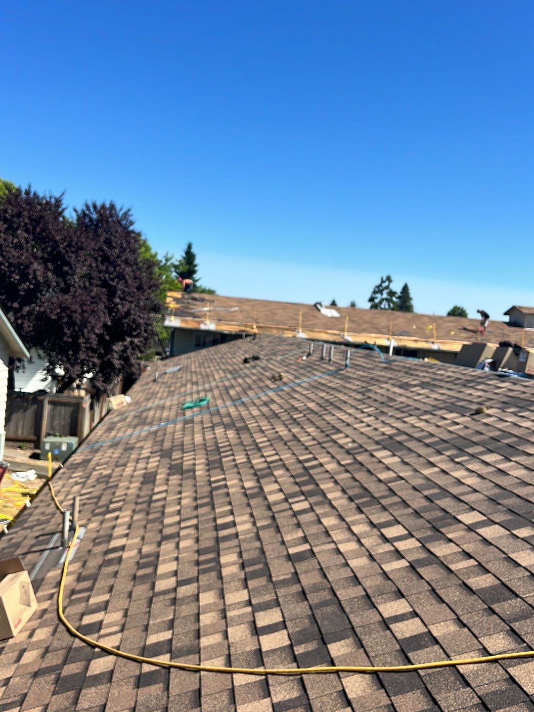 Residential Roofing Installation using IKO Dynasty (Color: Brownstone) by Orezona Building & Roofing Company, Inc.