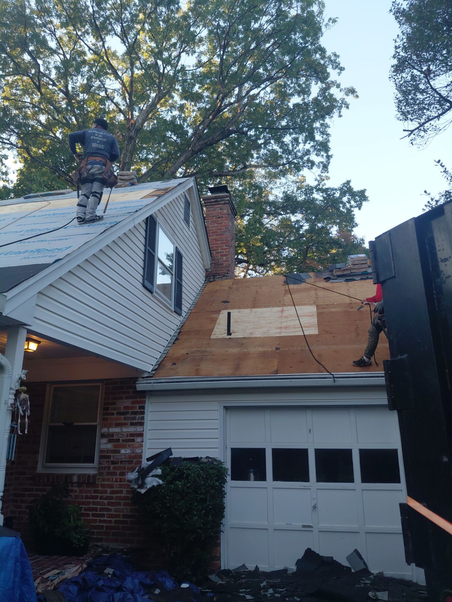 Falls Church: Residential Roof Replacement with CertainTeed Landmark in Moire Black  by RM Banning, Inc.
