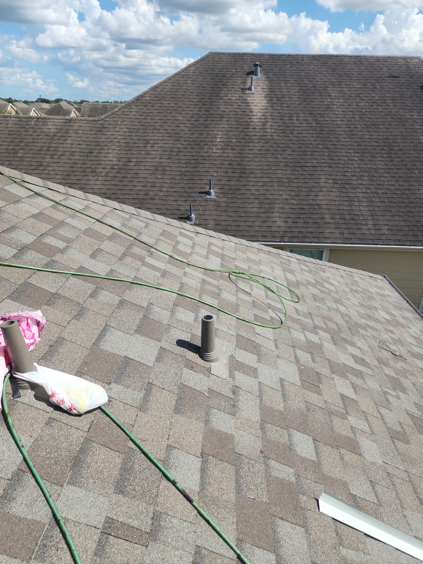 Residential Roofing Installation using Owen's Corning Duration (Lifetime) Shingles by Roof Repair Company