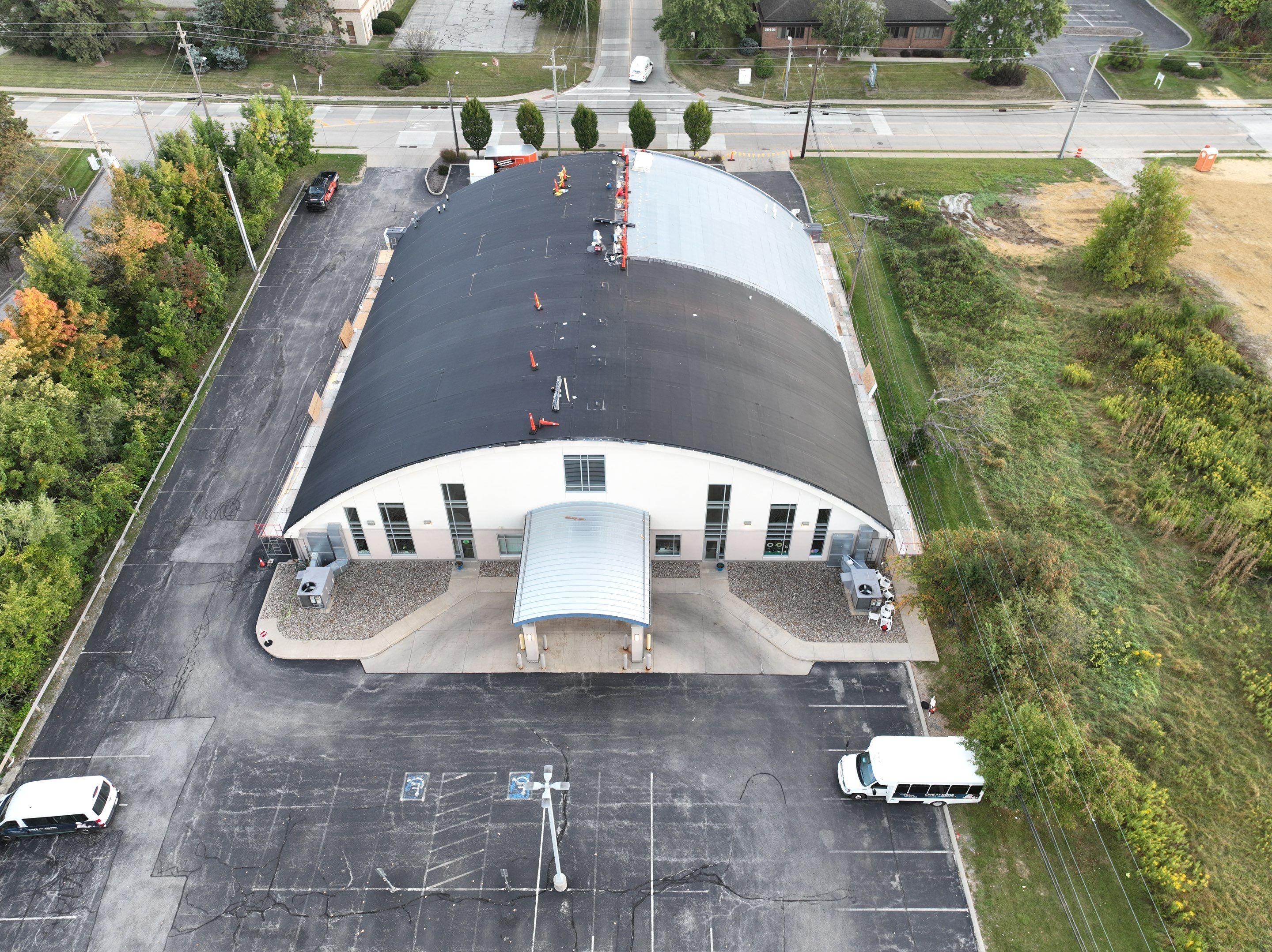 Project in Warrensville Heights by Commercial Roofing and Coating Systems 