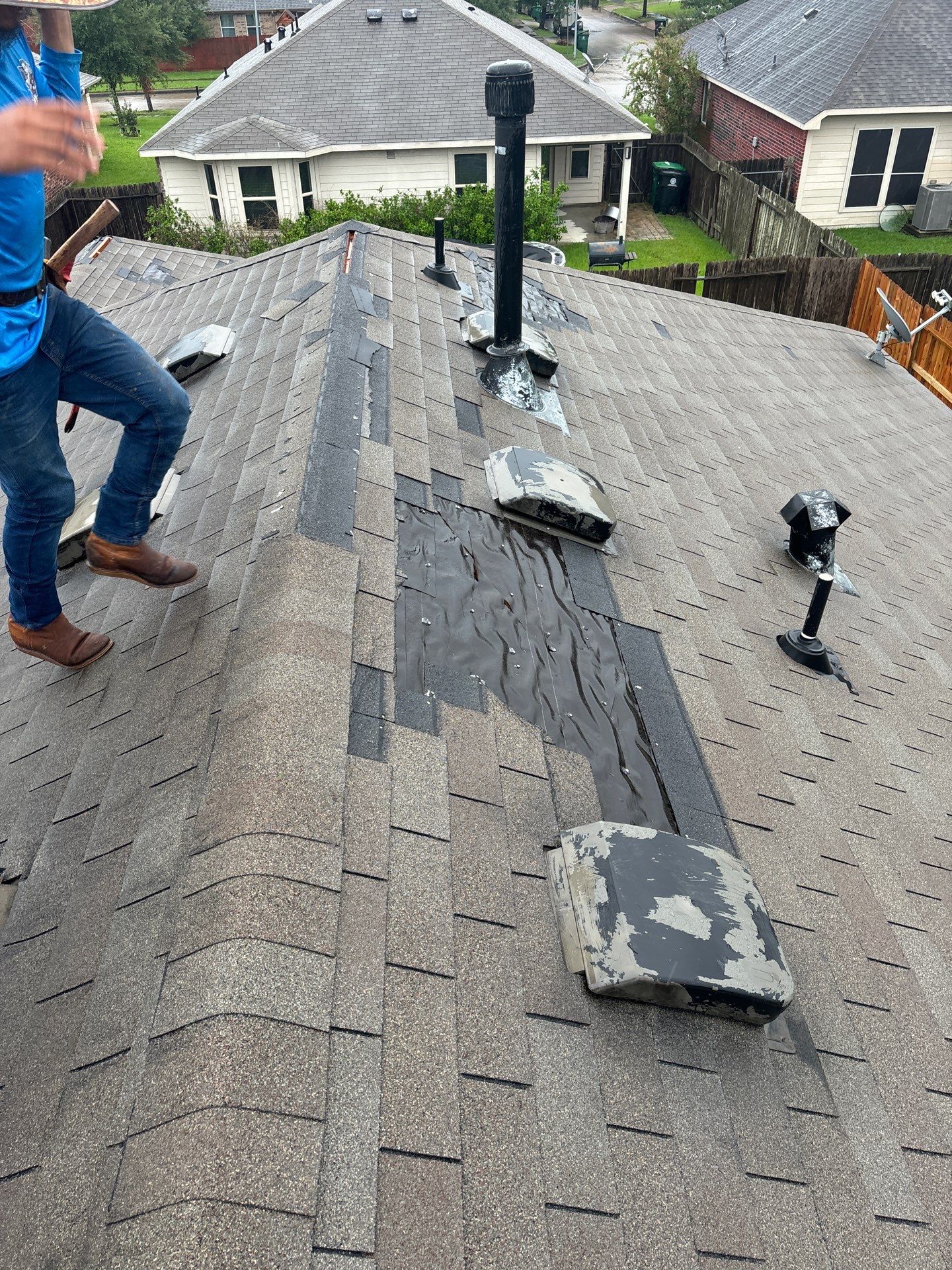 Residential Roofing Repair using Owen's Corning Duration (Lifetime) Shingles by Roof Repair Company