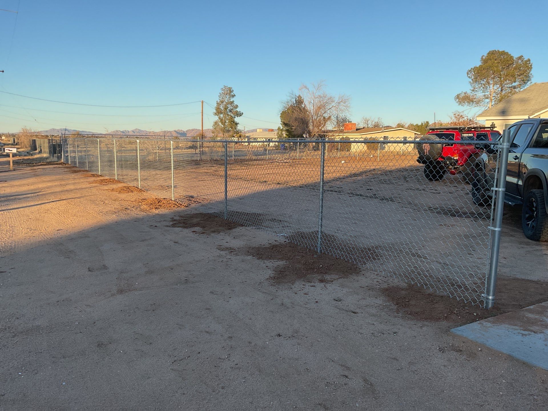 6ft and 5 ft chain link by Fence Guys Inc. 