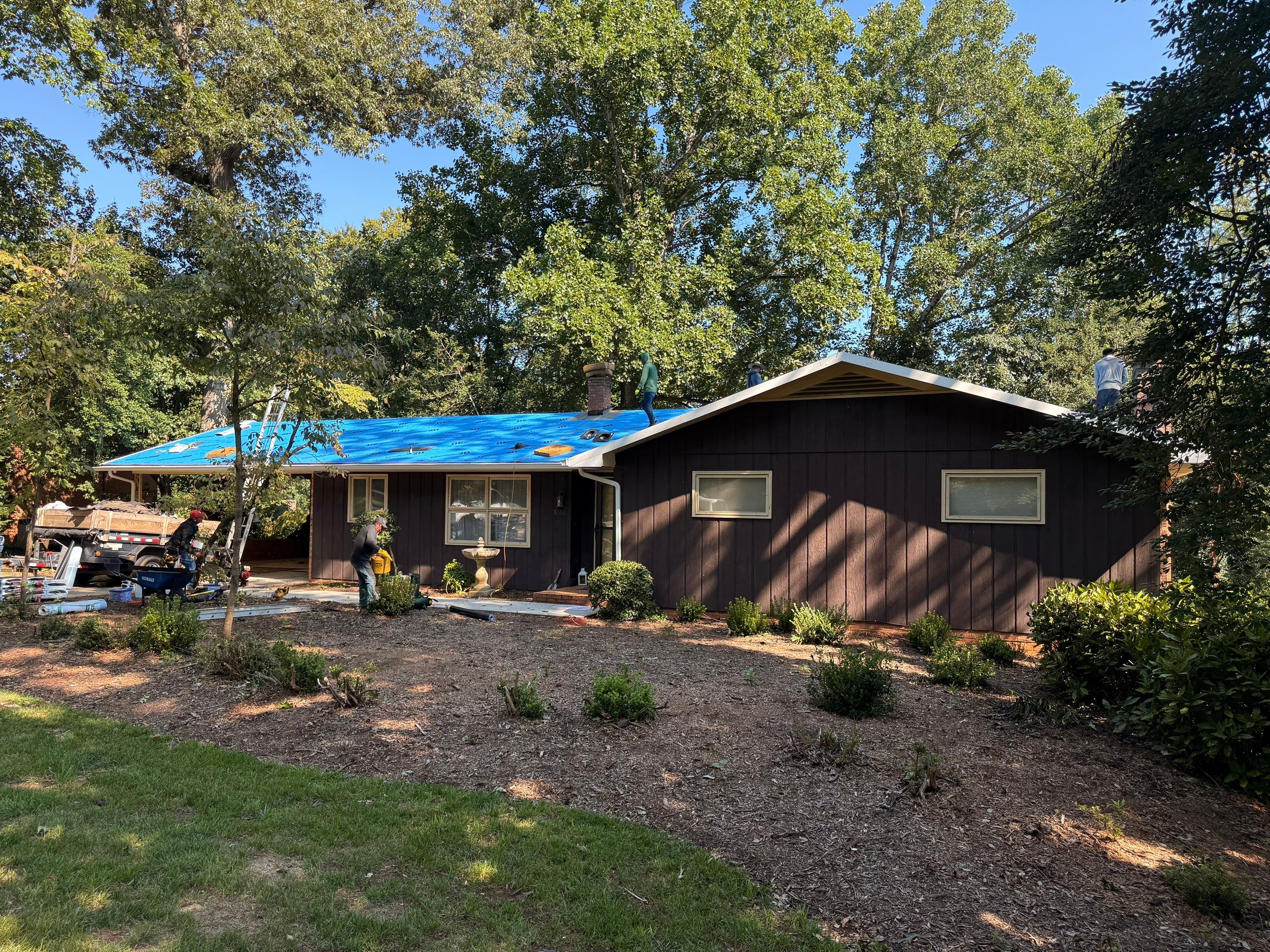 Residential Roof Replacement using TAMKO Titan XT Rustic Black by RISE Roofing & Restoration, LLC