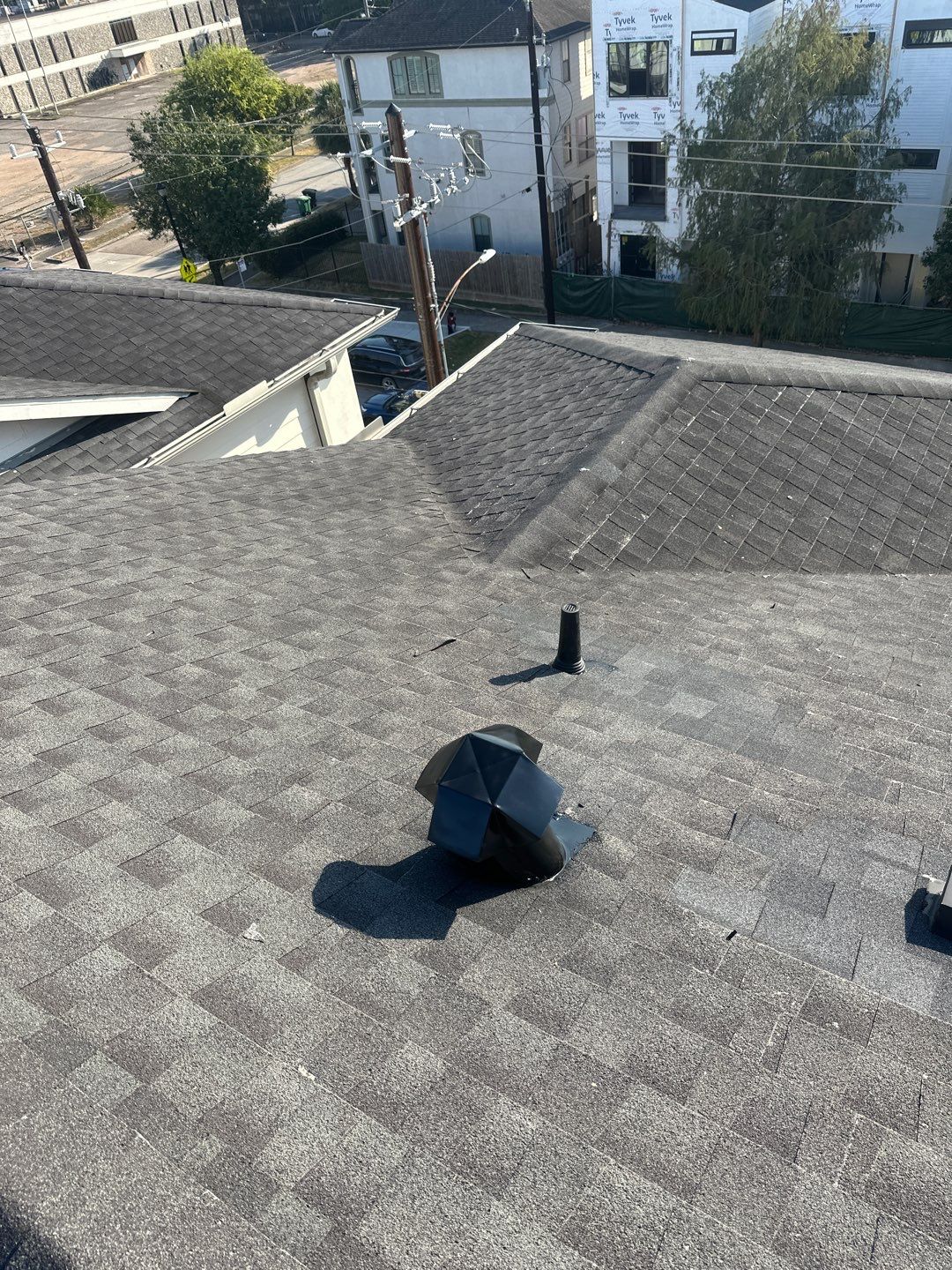 Hail Damage using Owen's Corning Duration (Lifetime) Shingles by Roof Repair Company