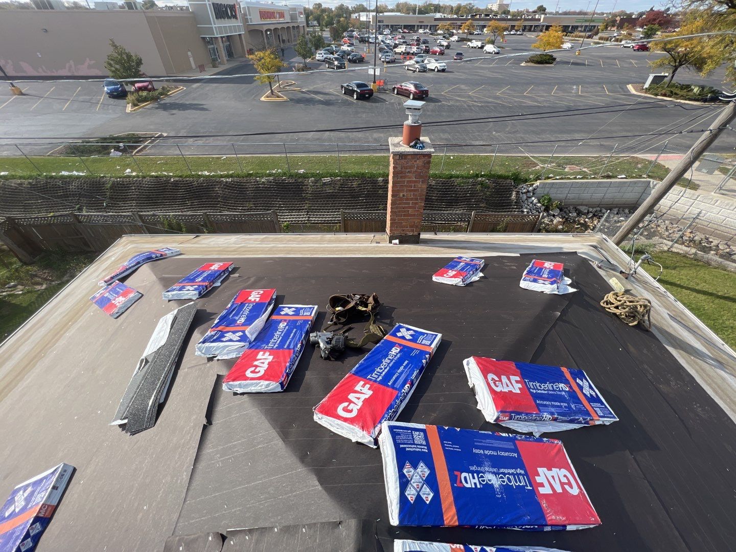 Residential Roofing Installation using GAF Timberline HDZ by Pro Home Services Inc
