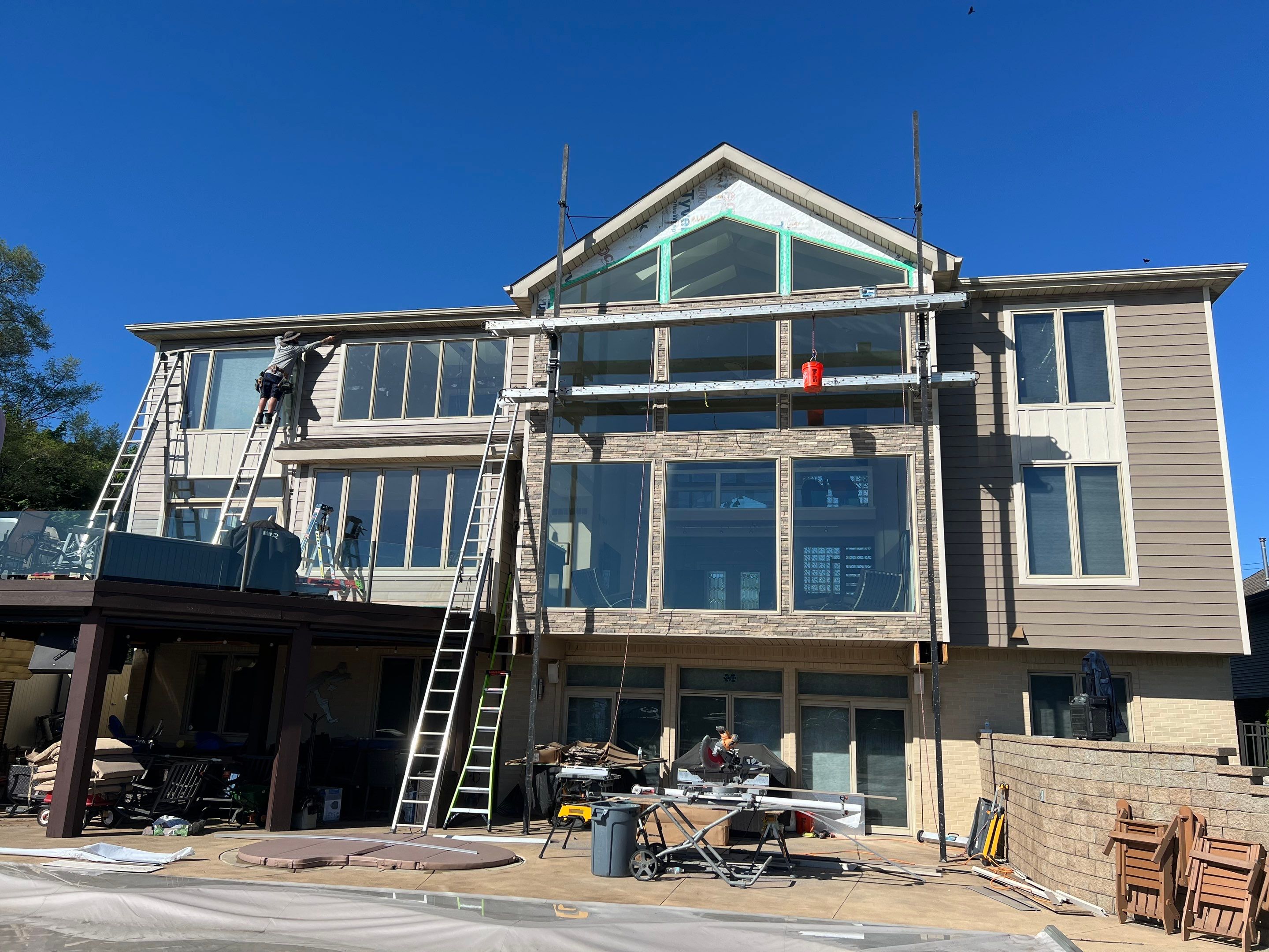Siding Replacement using Everlast by 180 Contractors