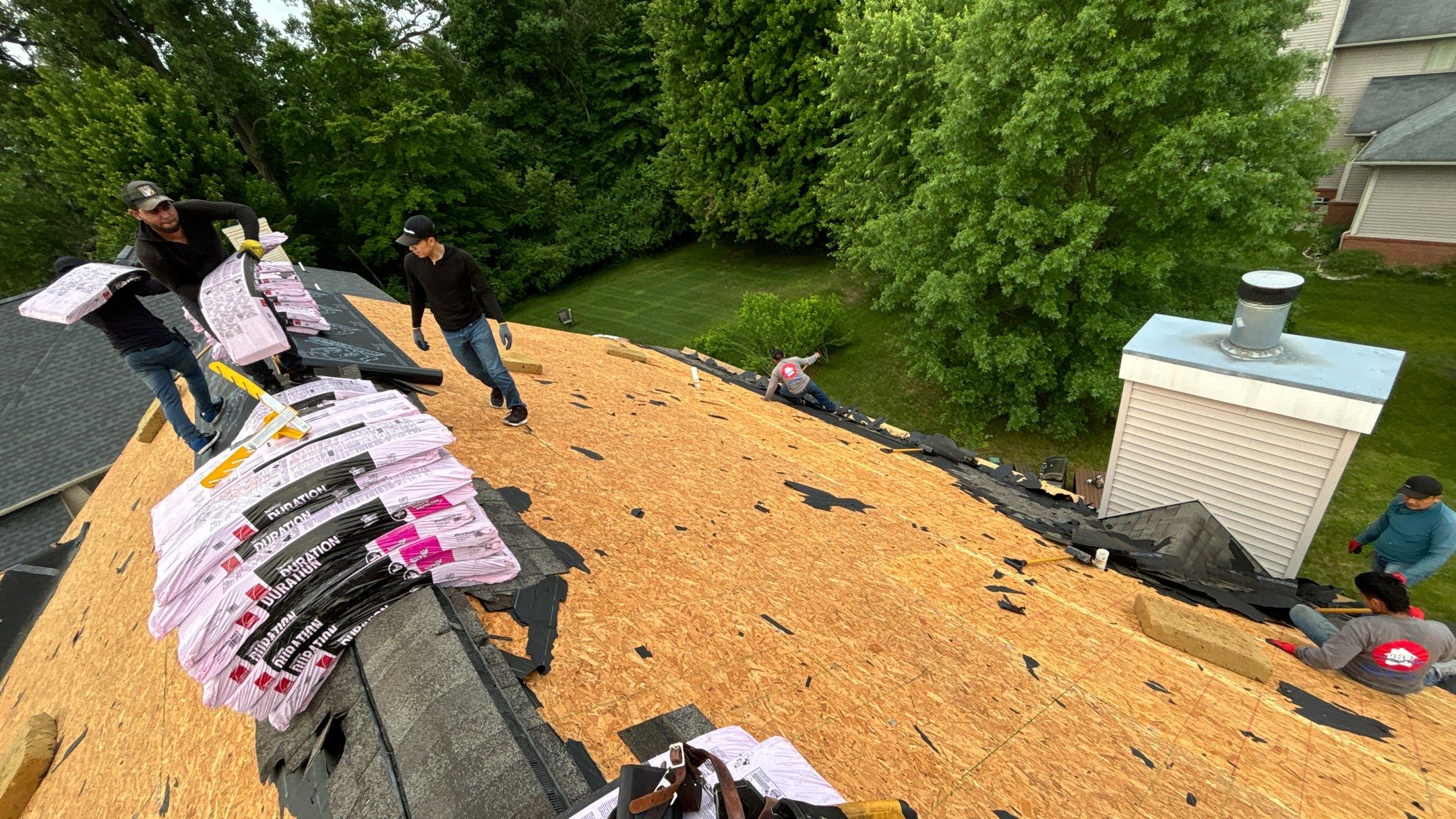 Roof Replacement using Owens Corning Duration by 180 Contractors