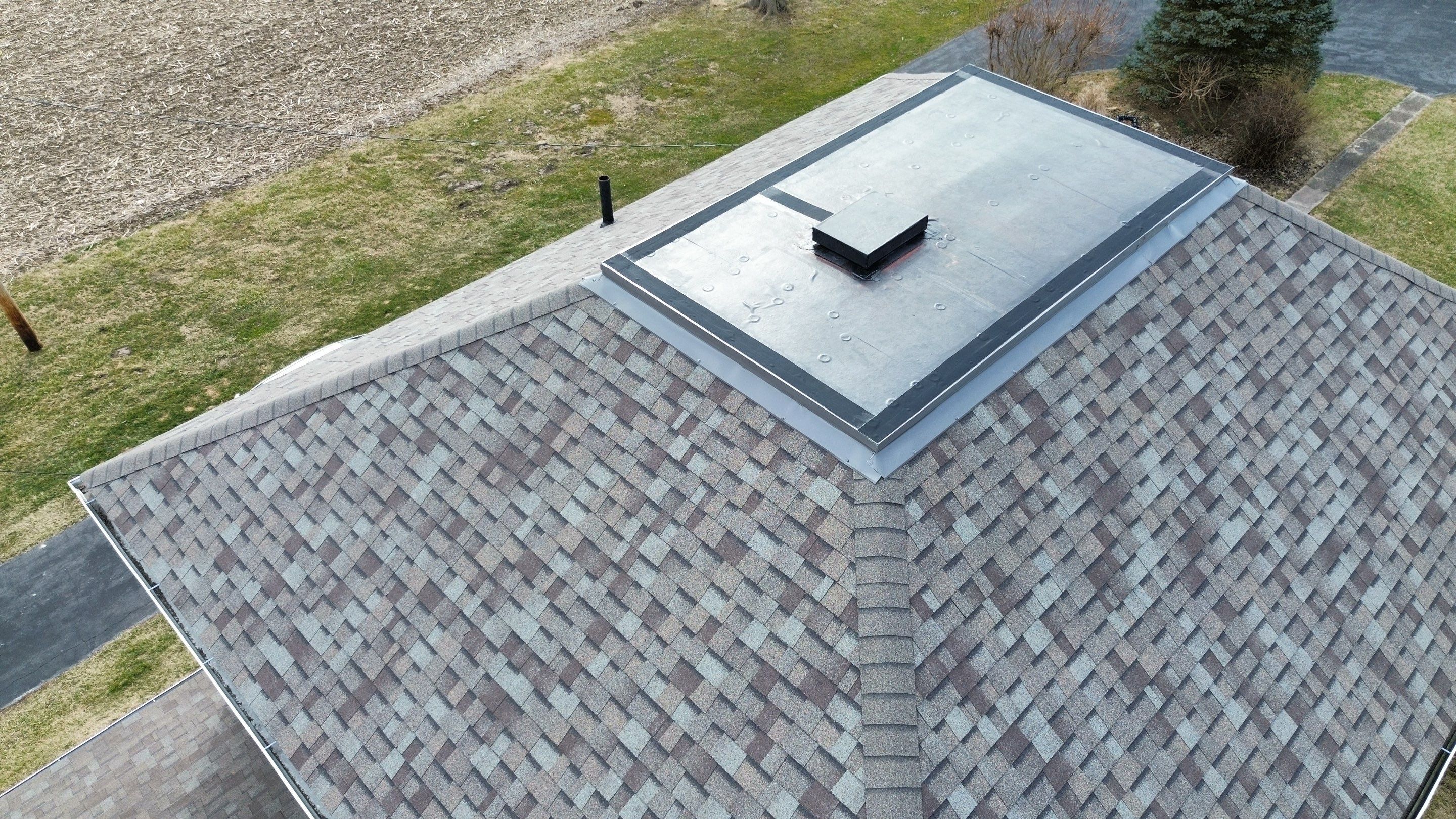 Residential Roofing Installation using Duration Series Shingles - Driftwood by RoofX 
