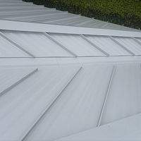 .032 Aluminum 1.5" Mechanical Seam Regal White 