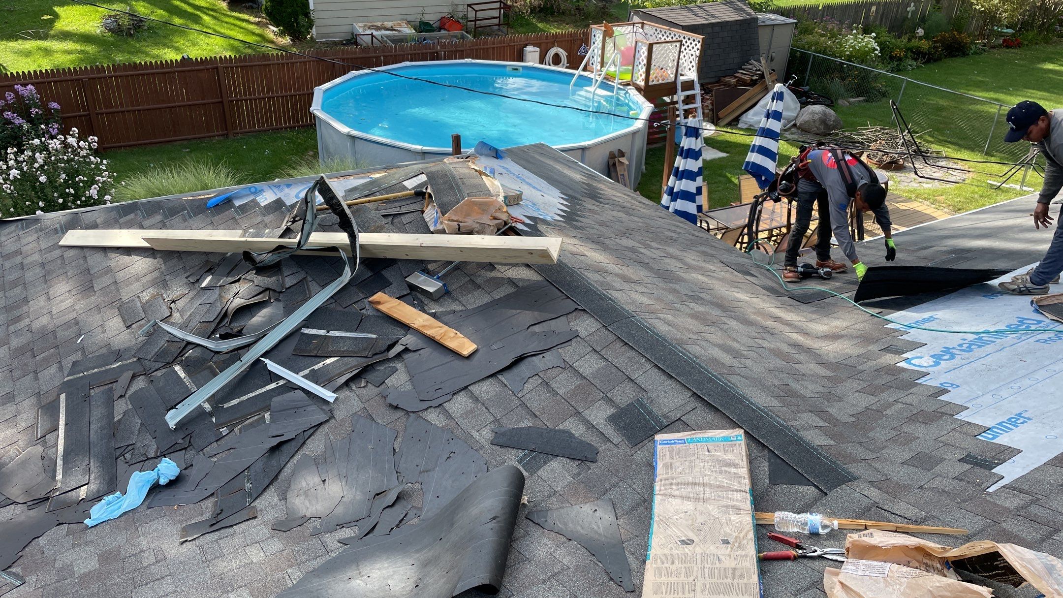 Roof Replacement using CertainTeed Landmark by 180 Contractors