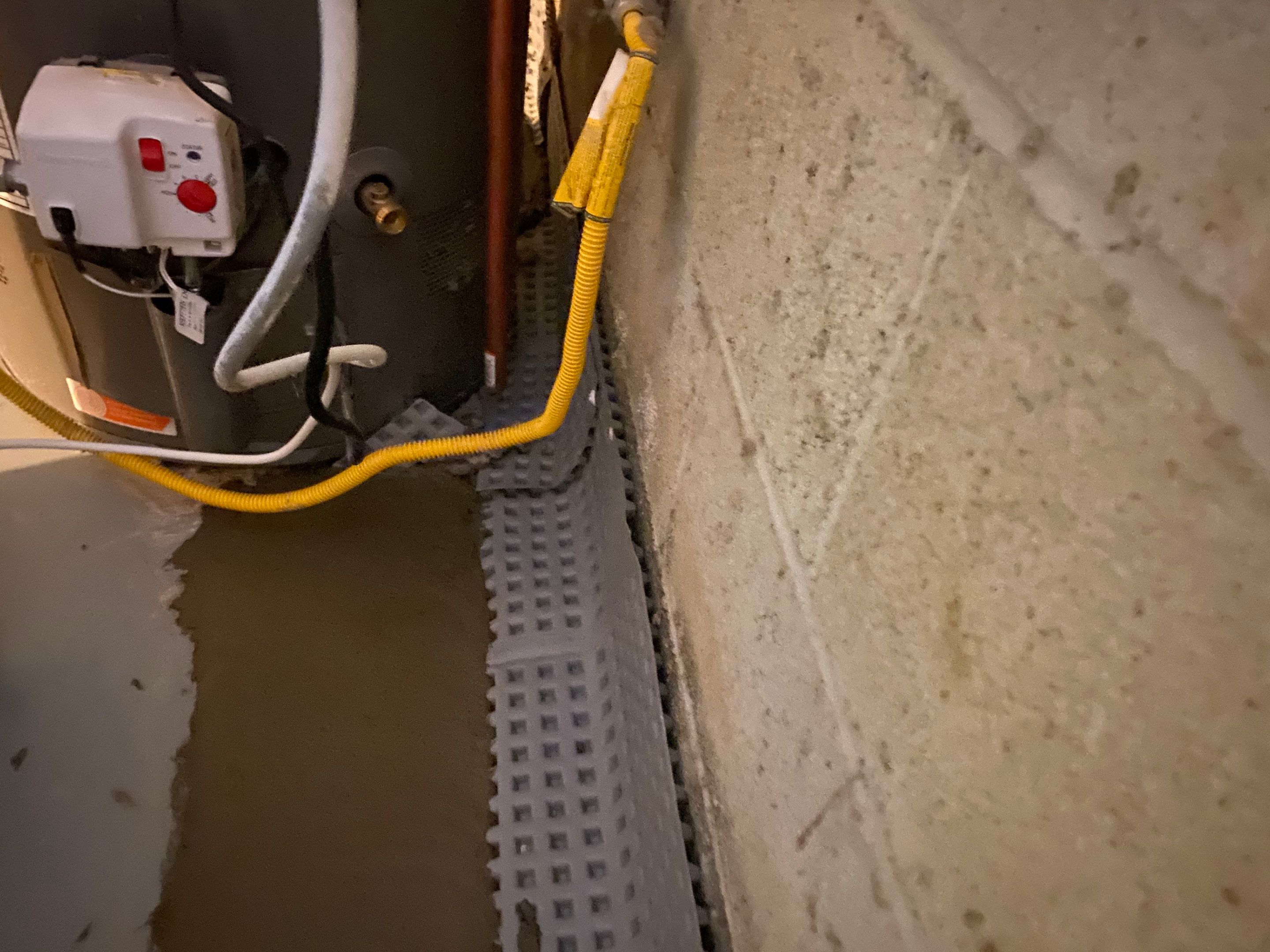 Interior French Drain Job in Cranford, NJ by Pure Service Pro, LLC 