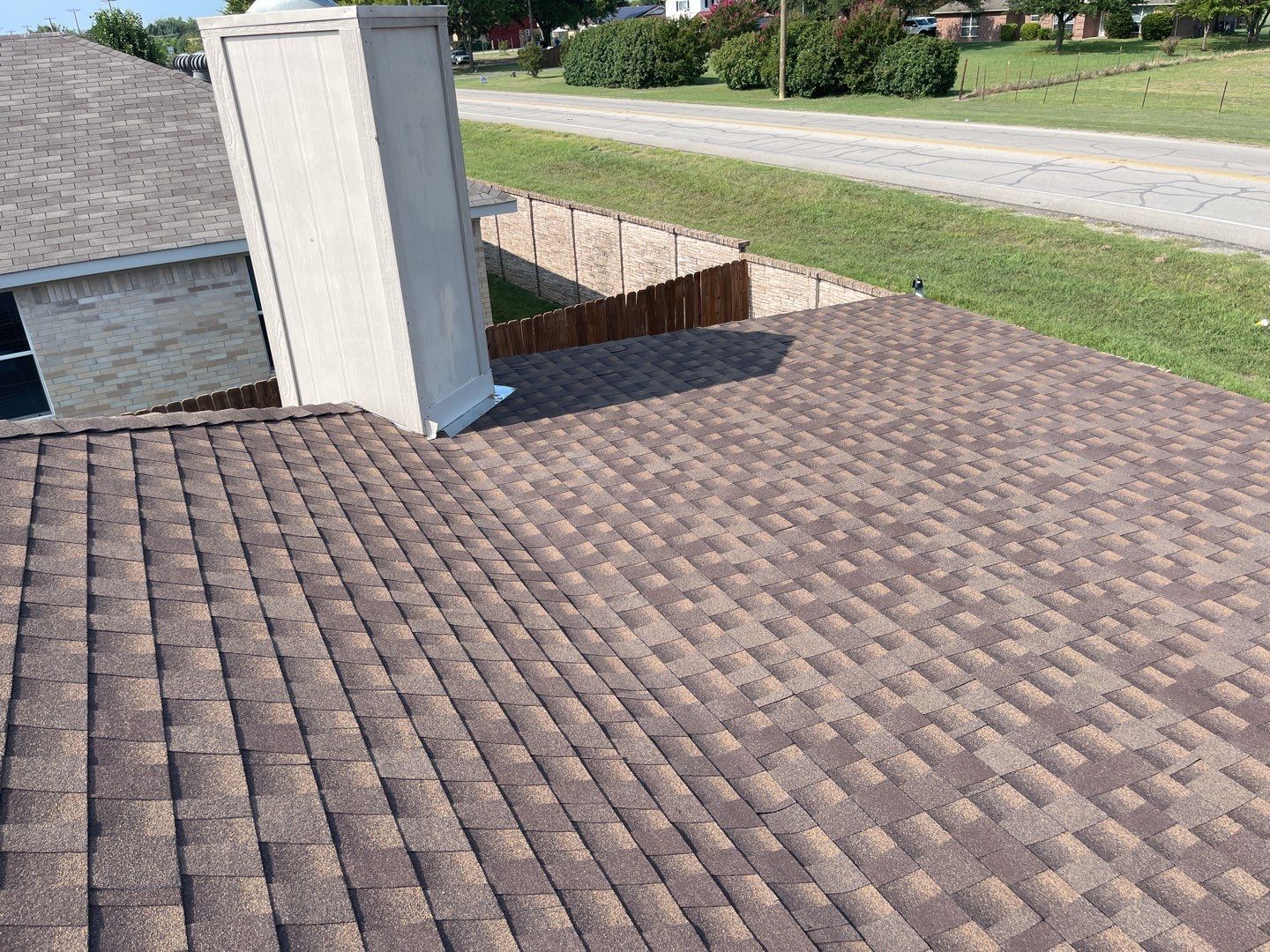 New Patio Addition for a current Client by First United Roofing & Construction