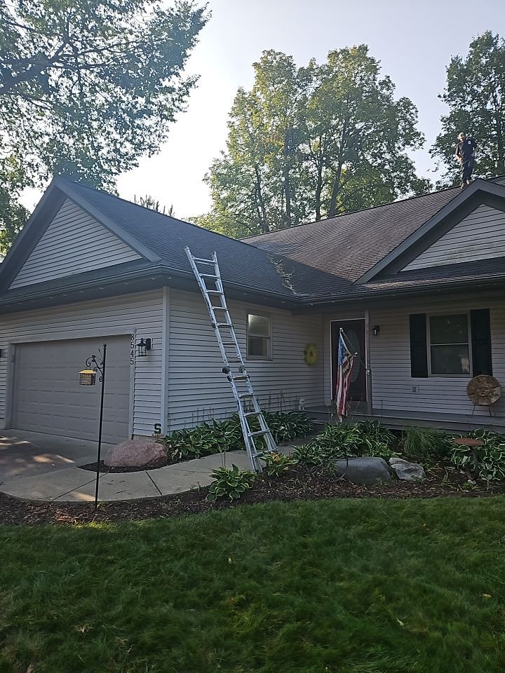 New Roof and Gutters by 42 North Construction, LLC.
