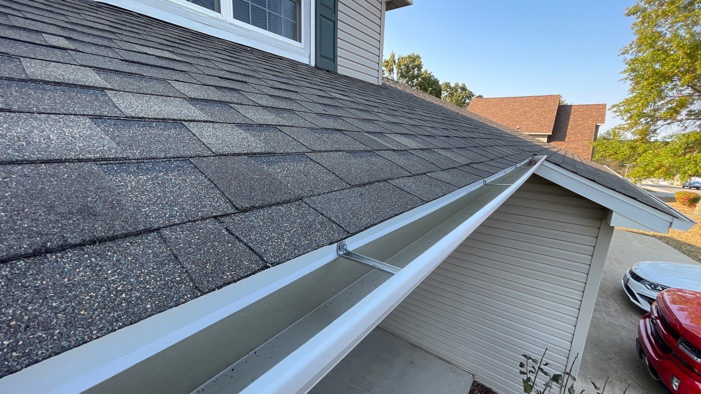 Residential Roofing + Gutter & Downspouts Install  by Titan Commercial & Residential Roofing 