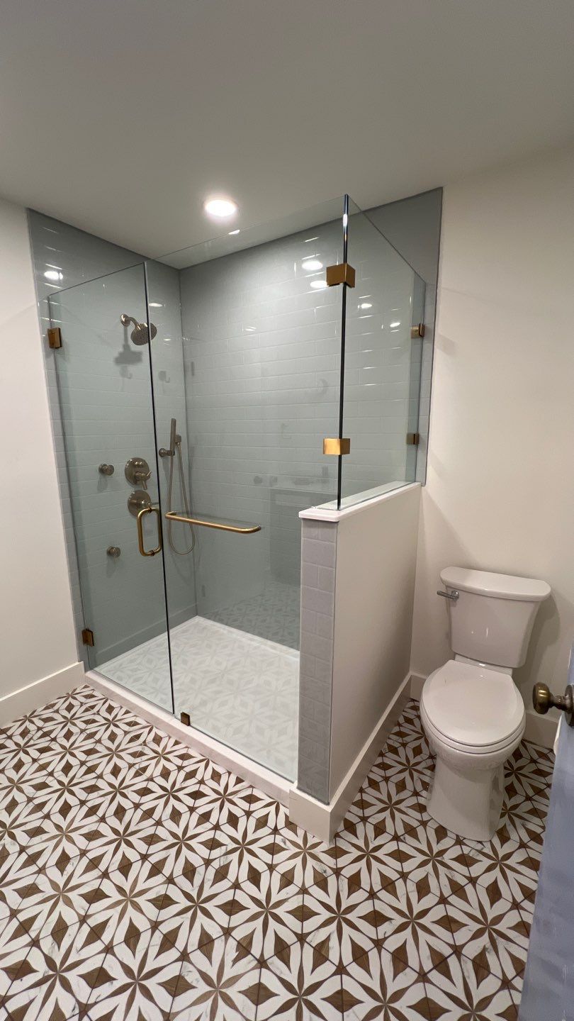Bathroom Remodel using The Onyx Collection by Ekon Bath, LLC