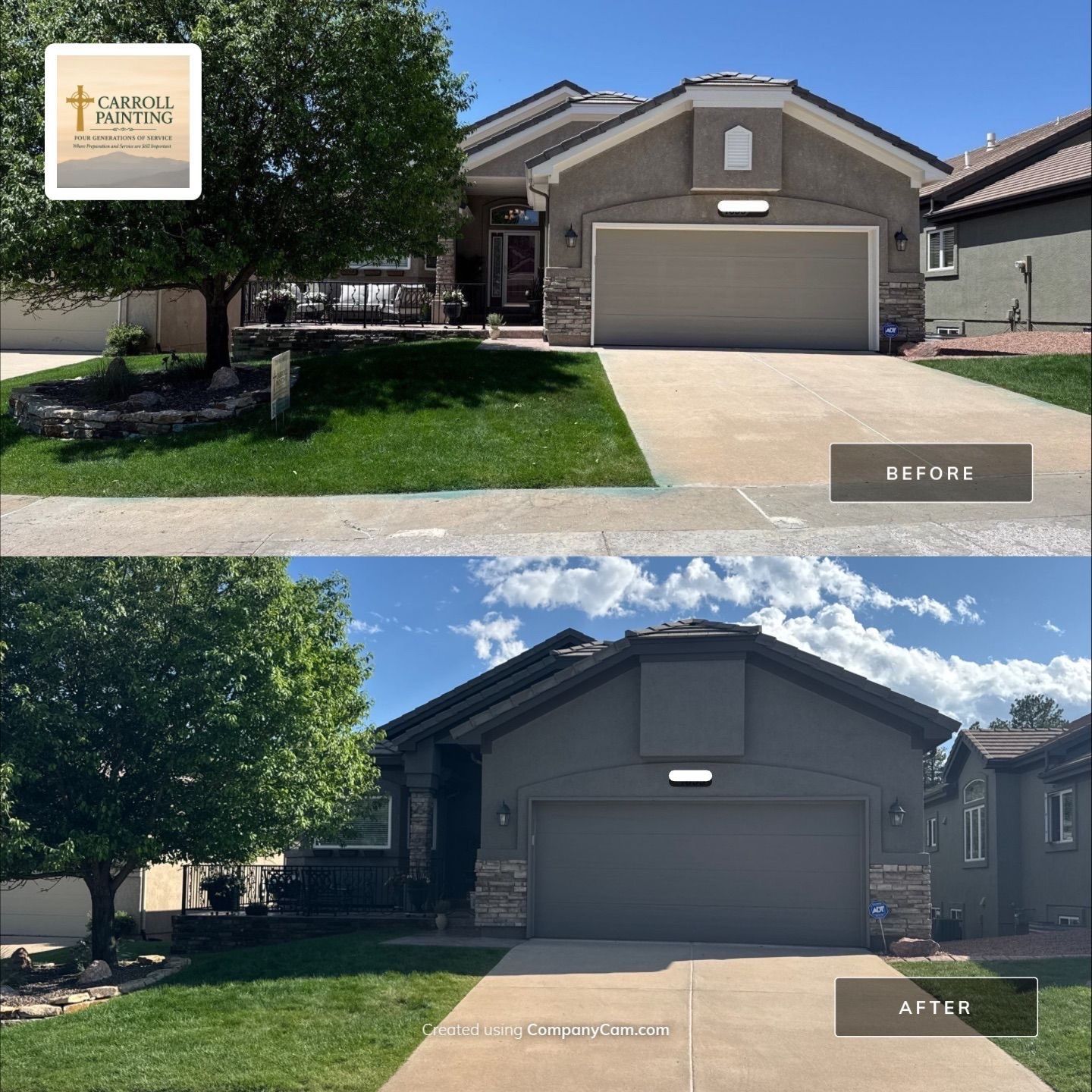 Elastomeric Project in Peregrine  by Carroll Painting LLC