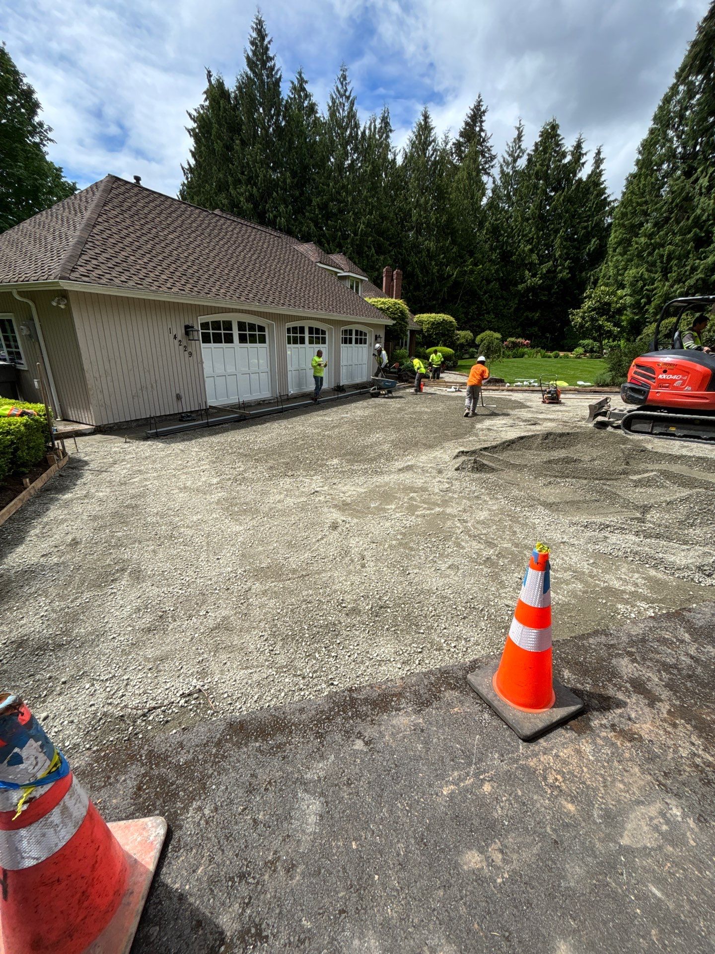 Stamped Concrete Driveway Renovation | Woodinville  by Jireh Asphalt & Concrete Inc 