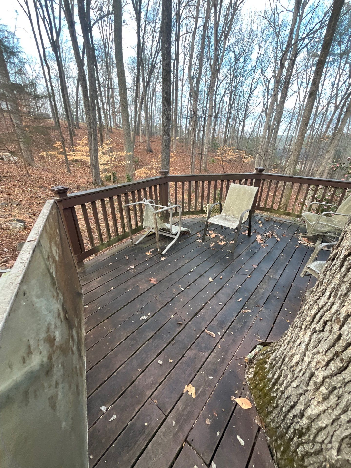 Wood Deck Rebuild in Roswell, GA by Nelson Exteriors 