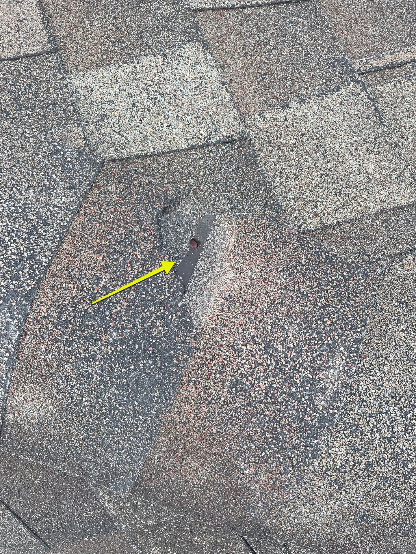Hail Damage using Owen's Corning Duration (Lifetime) Shingles by Roof Repair Company