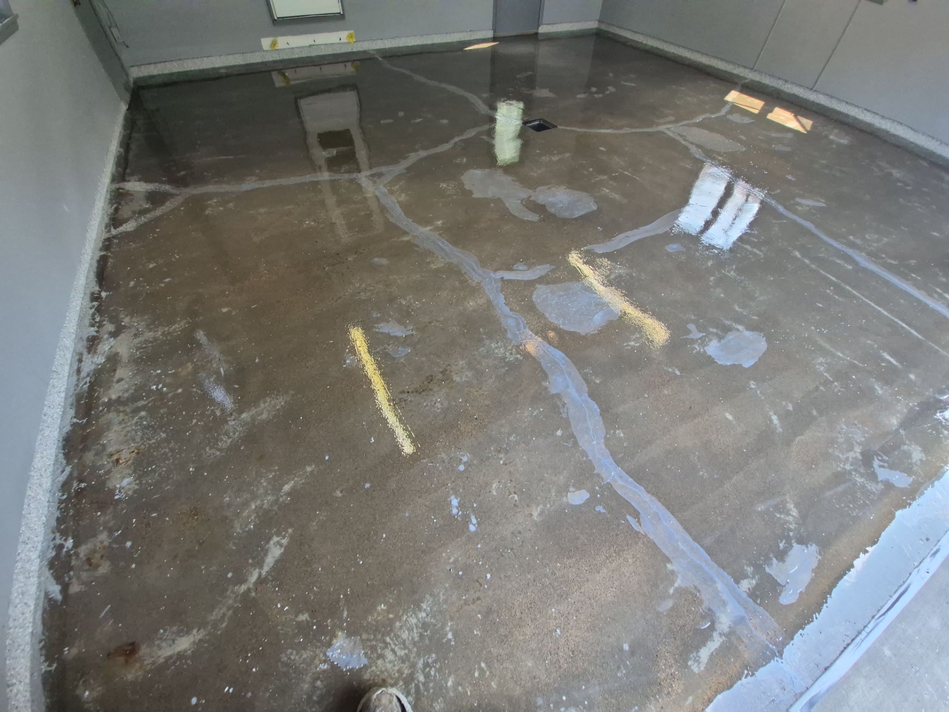 Project in Linwood by Wise Coatings of Central Michigan