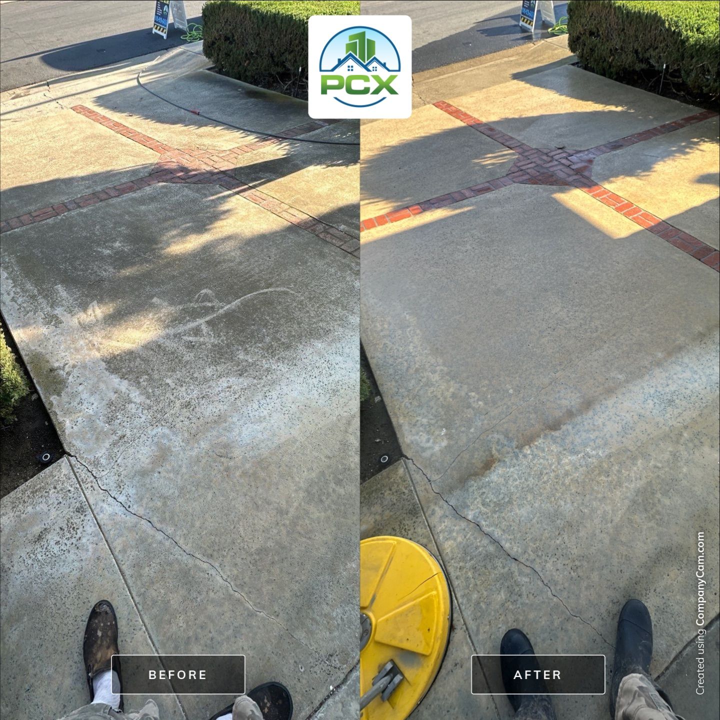 Mission Viejo Concrete Driveway Pressure Washing by Property Cleaning Experts