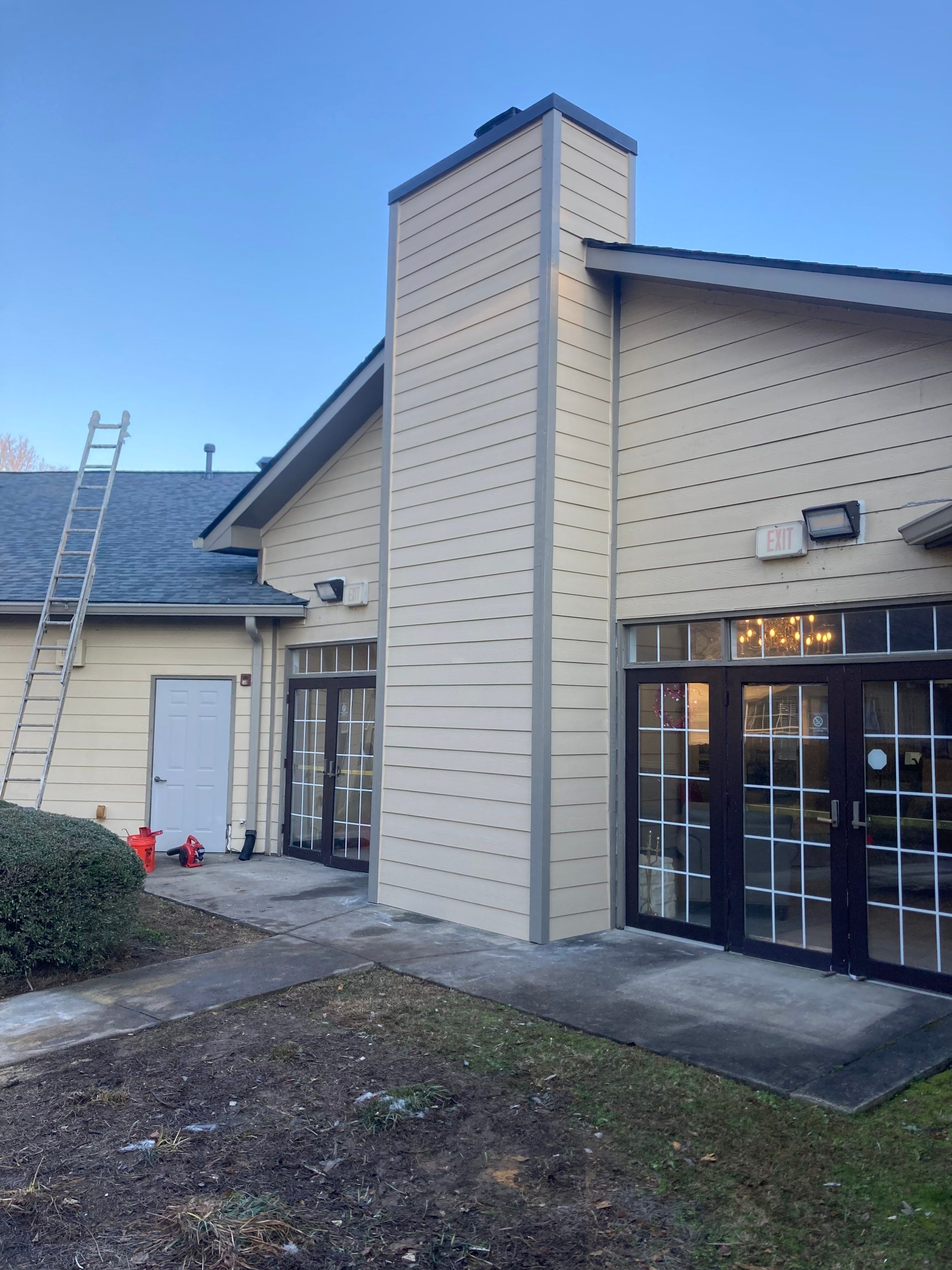 Chimney Siding Replacement & Restoration by PGP Surface Solutions, LLC