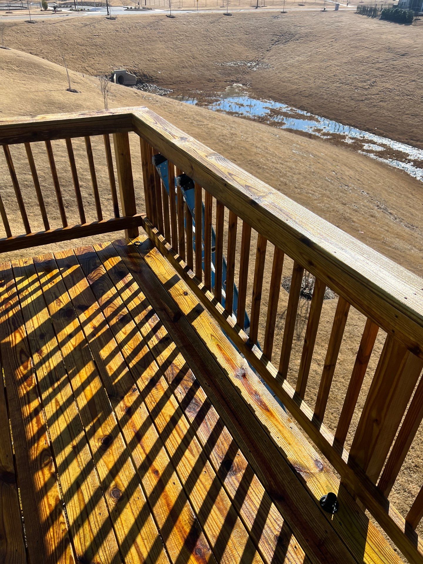 Coated Deck using Wood Sealant by DuraSeal