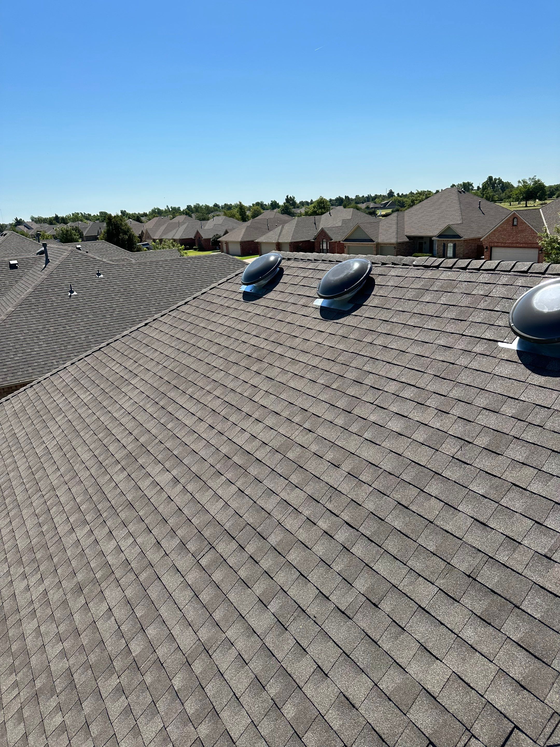 roof and vent replacement in Oklahoma City by McCann's Roofing and Construction