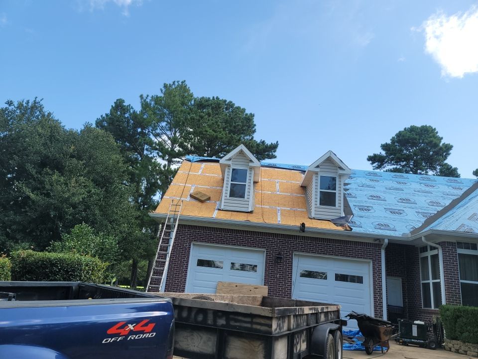 Residential Roofing Installation using Roof Replacement by American Roofing & Construction LLC