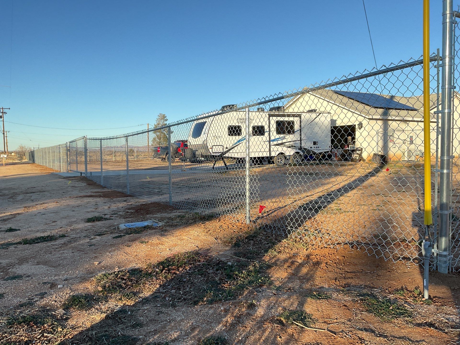 6ft and 5 ft chain link by Fence Guys Inc. 