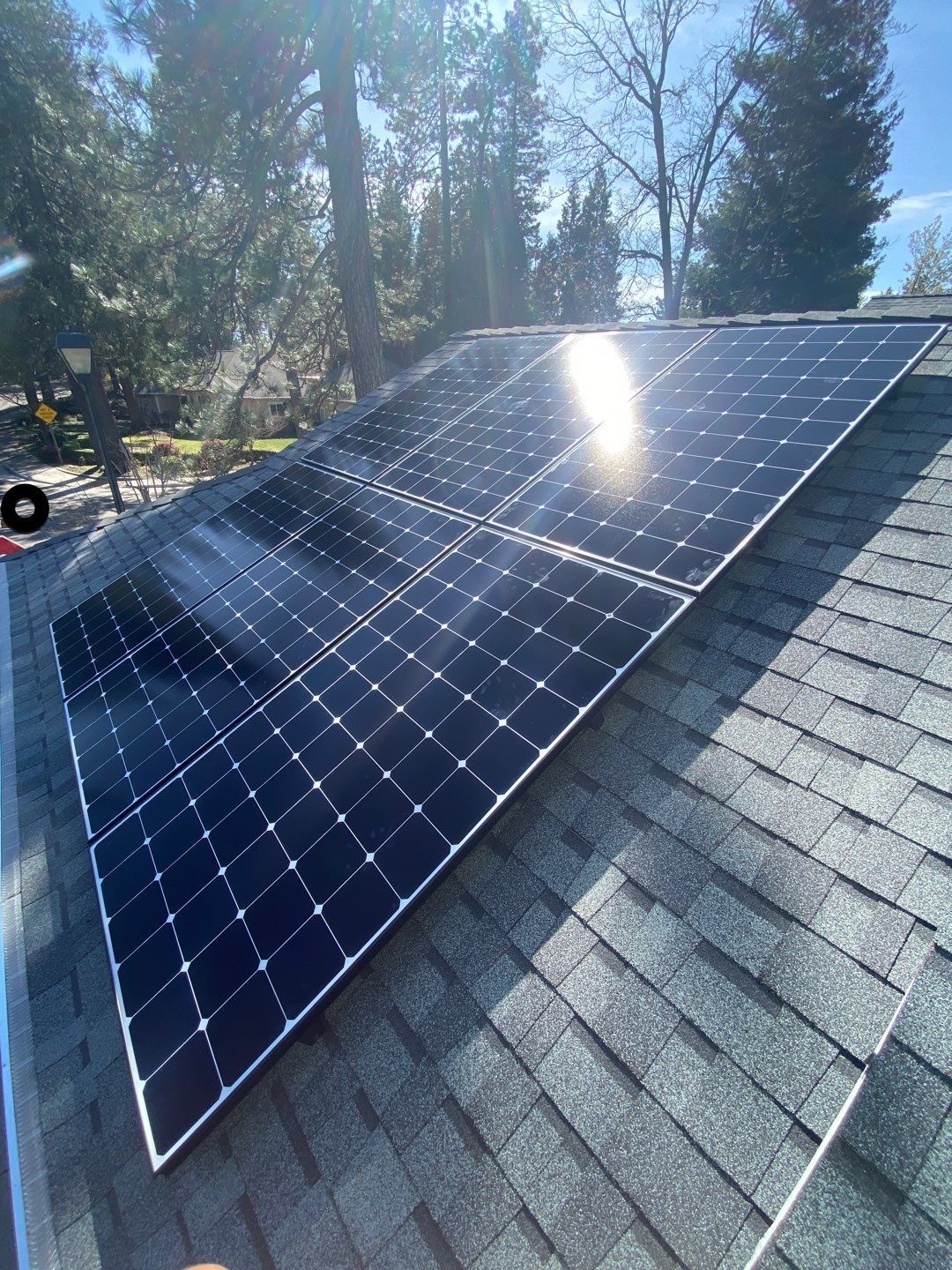 Attic Insulation, Roofing, and Solar for this in-town home by Byers Enterprises 