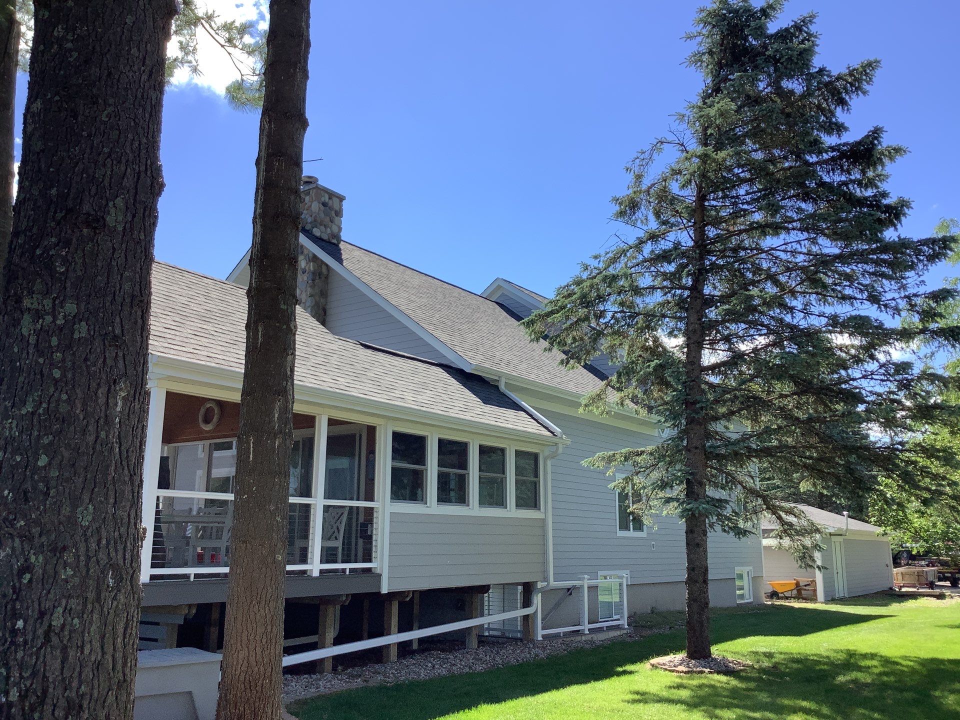 Nekoosa Residential Roof Replacement with Architectural Shingles and Skylights by Mr Roof & Remodeling Co